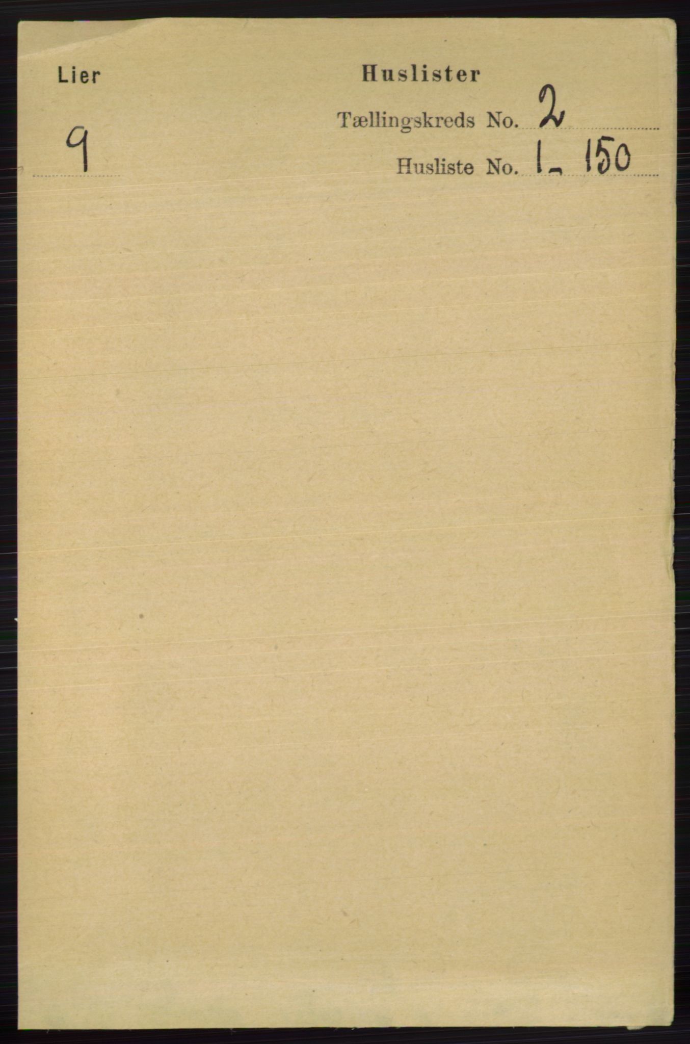 RA, Folketelling 1891 for 0626 Lier herred, 1891, s. 1423