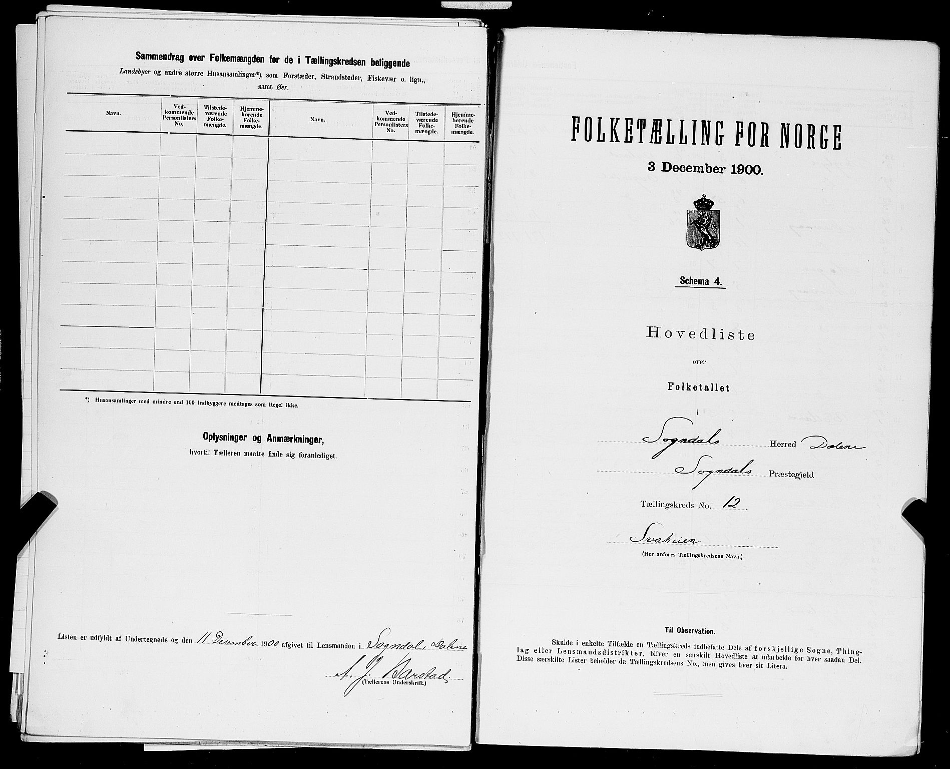 SAST, Folketelling 1900 for 1111 Sokndal herred, 1900, s. 49