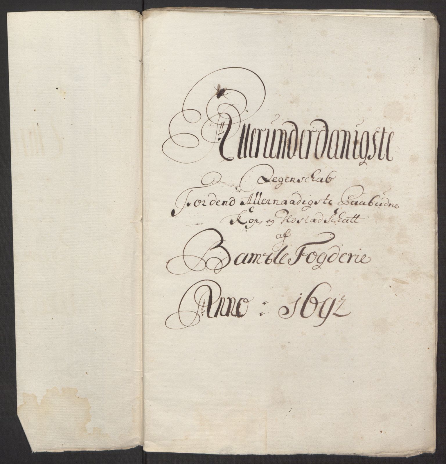 Rentekammeret inntil 1814, Reviderte regnskaper, Fogderegnskap, RA/EA-4092/R34/L2052: Fogderegnskap Bamble, 1692-1693, s. 220