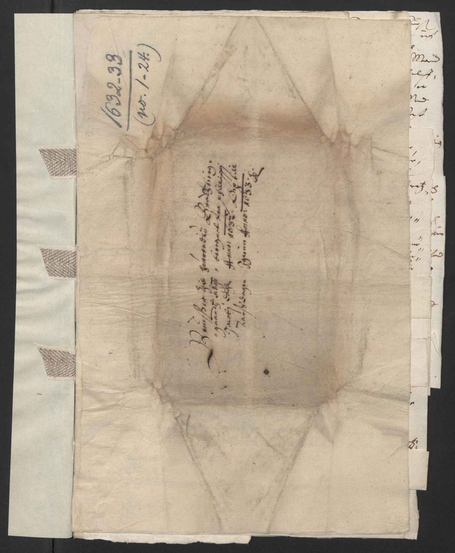 Rentekammeret inntil 1814, Reviderte regnskaper, Lensregnskaper, AV/RA-EA-5023/R/Rb/Rbp/L0016: Bratsberg len, 1632-1634