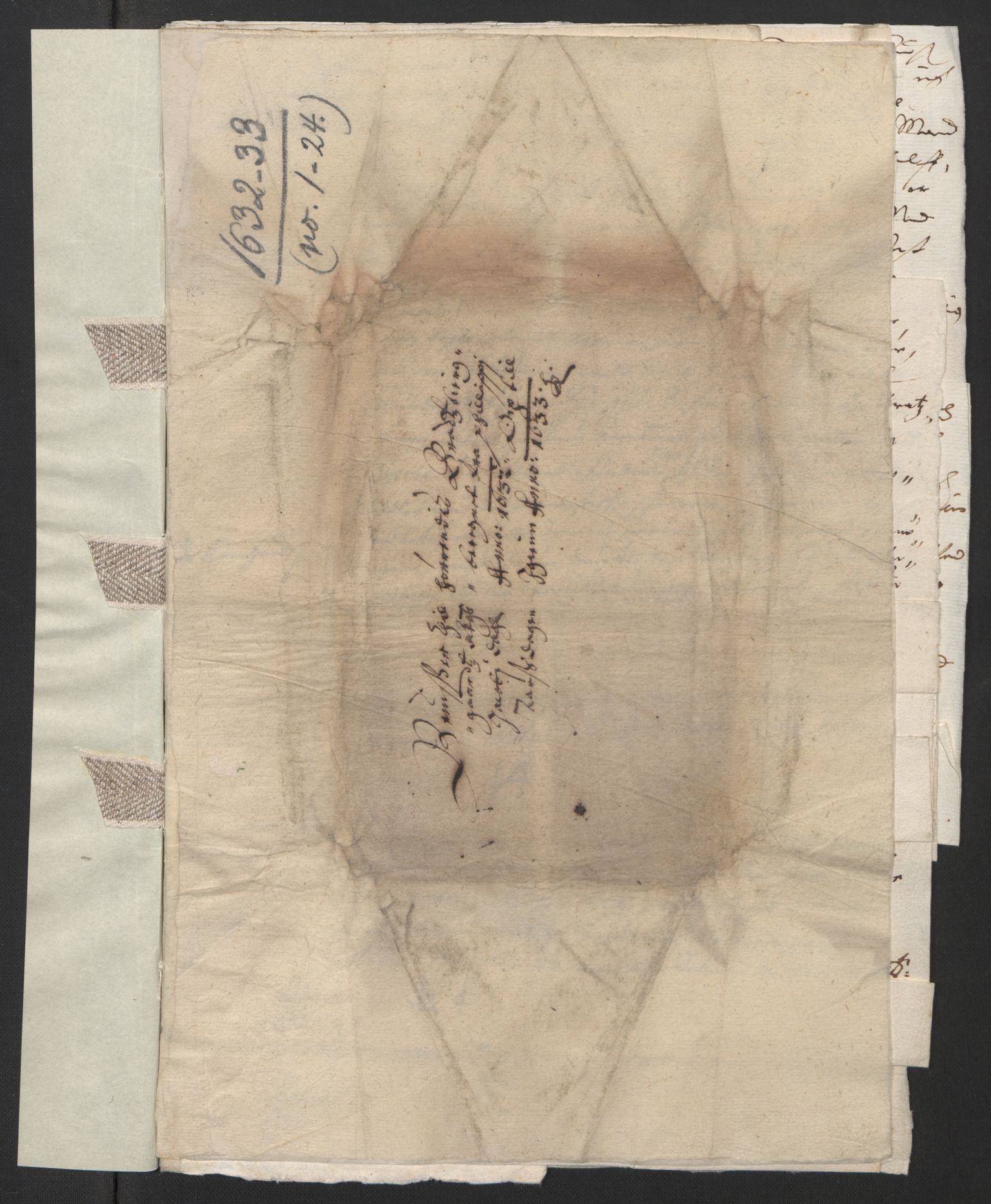 Rentekammeret inntil 1814, Reviderte regnskaper, Lensregnskaper, RA/EA-5023/R/Rb/Rbp/L0016: Bratsberg len, 1632-1634