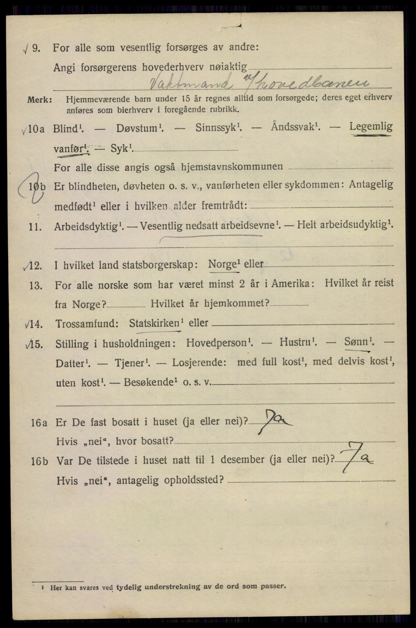 SAO, Folketelling 1920 for 0301 Kristiania kjøpstad, 1920, s. 264706