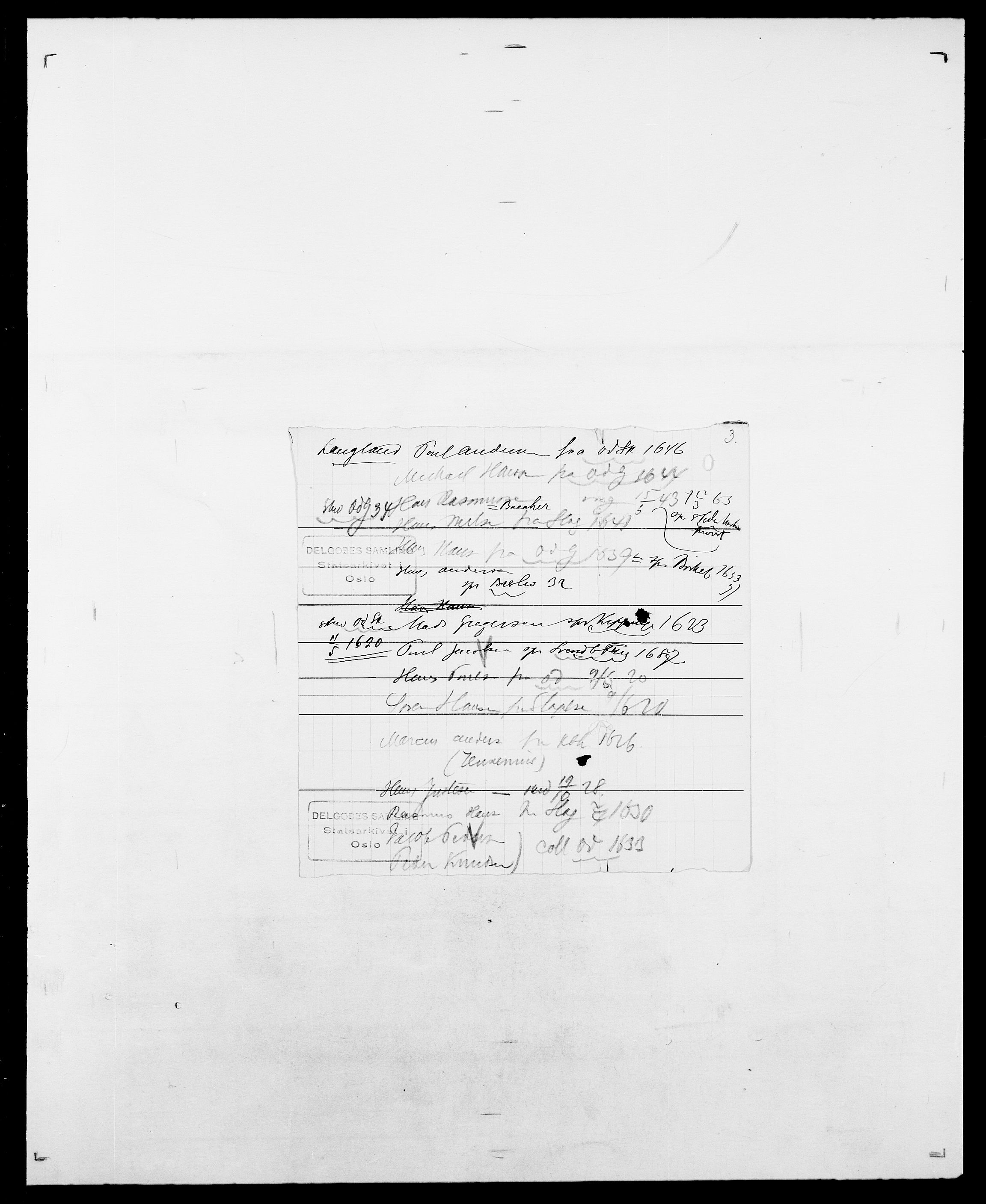 Delgobe, Charles Antoine - samling, AV/SAO-PAO-0038/D/Da/L0022: Krog - Lasteen, s. 708