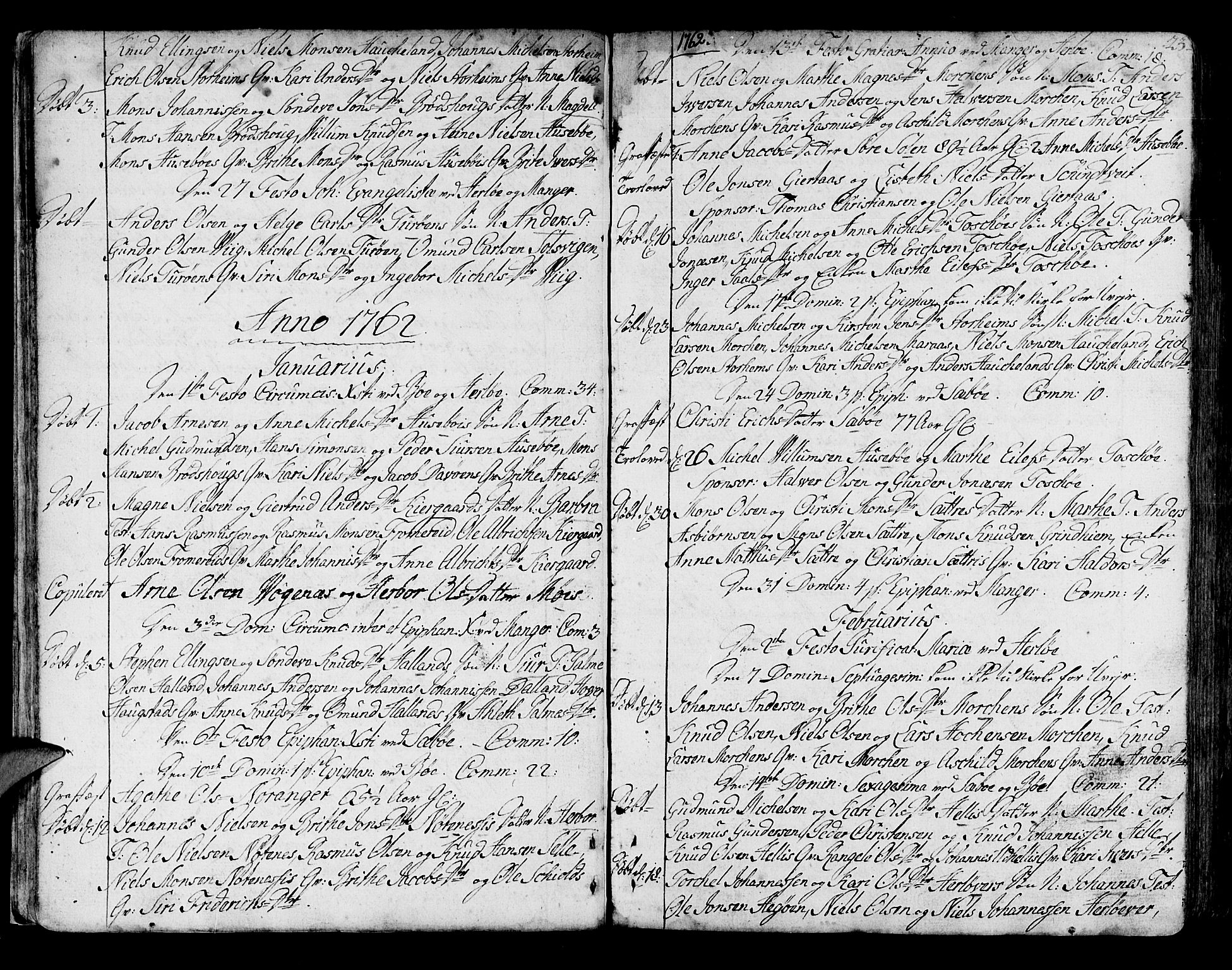 Manger sokneprestembete, AV/SAB-A-76801/H/Haa: Ministerialbok nr. A 1, 1759-1791, s. 23