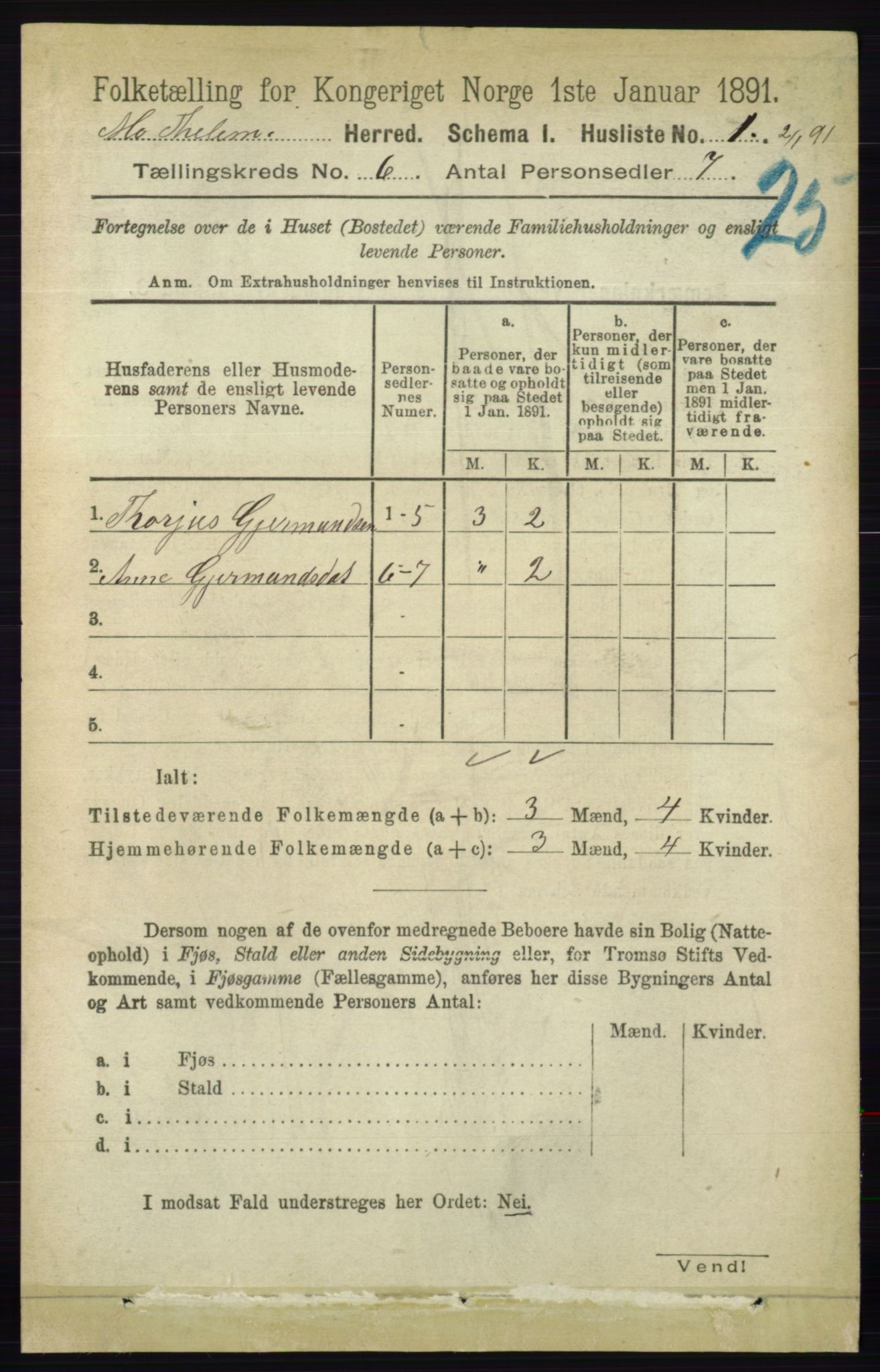 RA, Folketelling 1891 for 0832 Mo herred, 1891, s. 1482