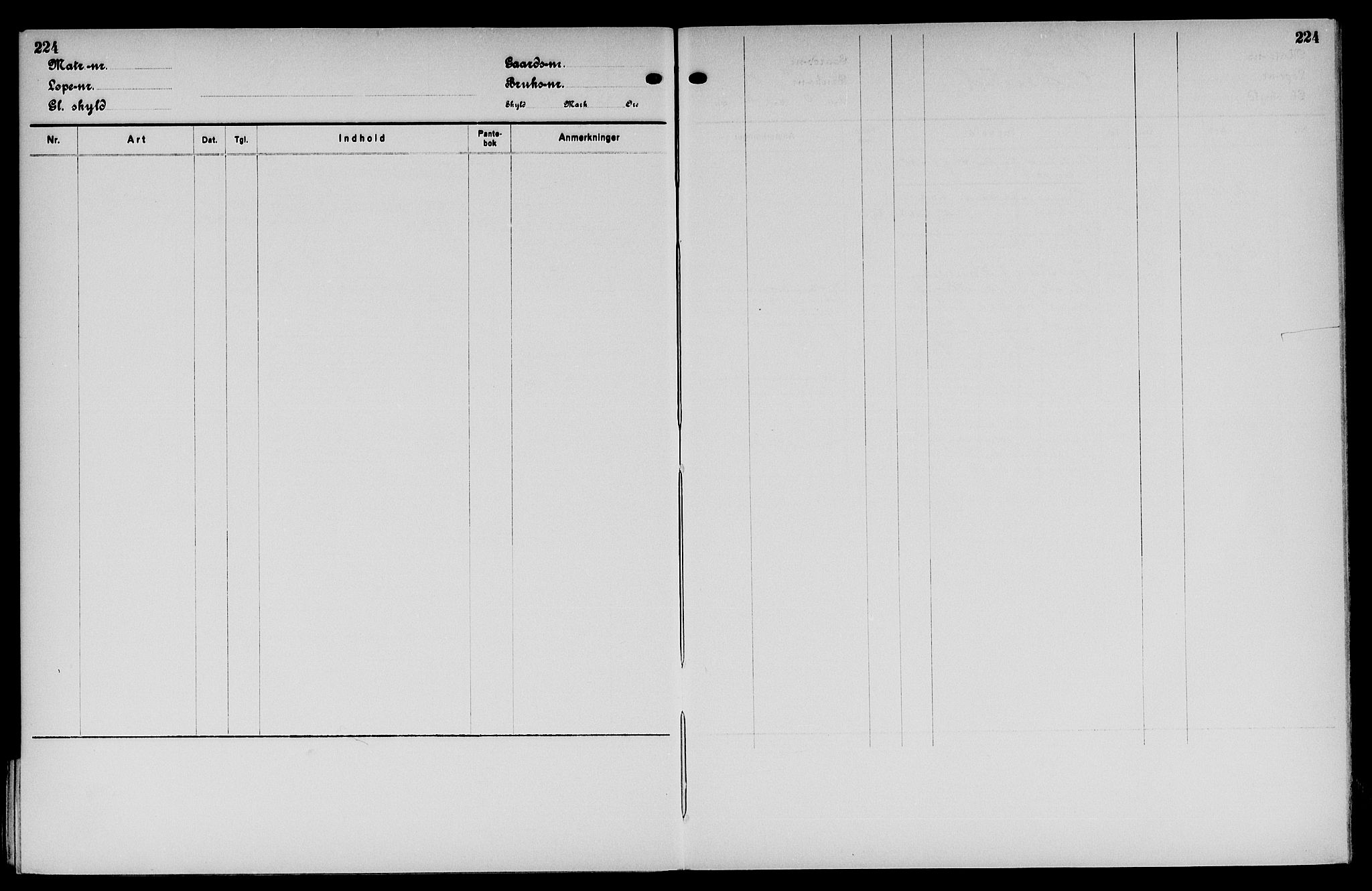 Vinger og Odal sorenskriveri, SAH/TING-022/H/Ha/Hac/Hacc/L0012: Panteregister nr. 3.12, 1923, s. 224