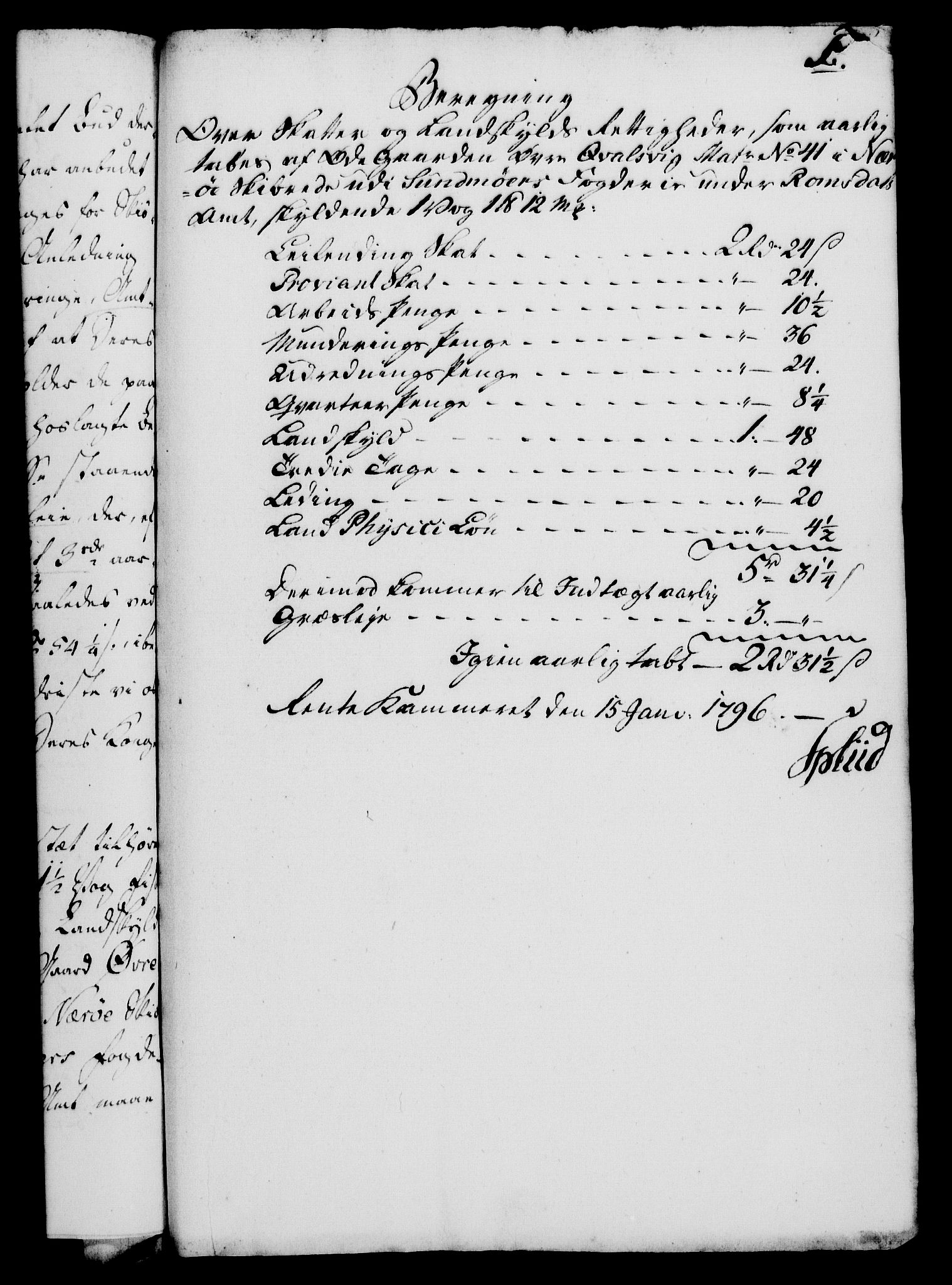 Rentekammeret, Kammerkanselliet, RA/EA-3111/G/Gf/Gfa/L0078: Norsk relasjons- og resolusjonsprotokoll (merket RK 52.78), 1796, s. 81