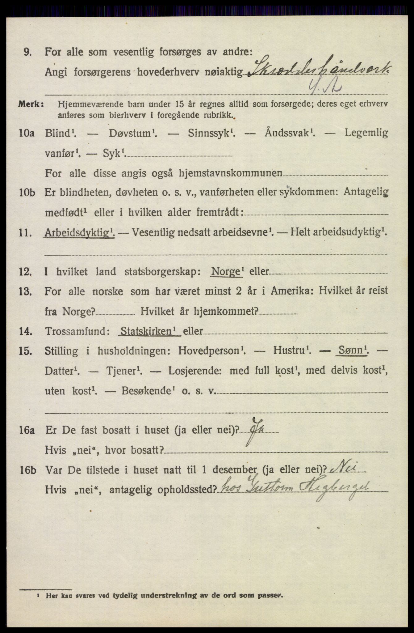 SAH, Folketelling 1920 for 0428 Trysil herred, 1920, s. 3498