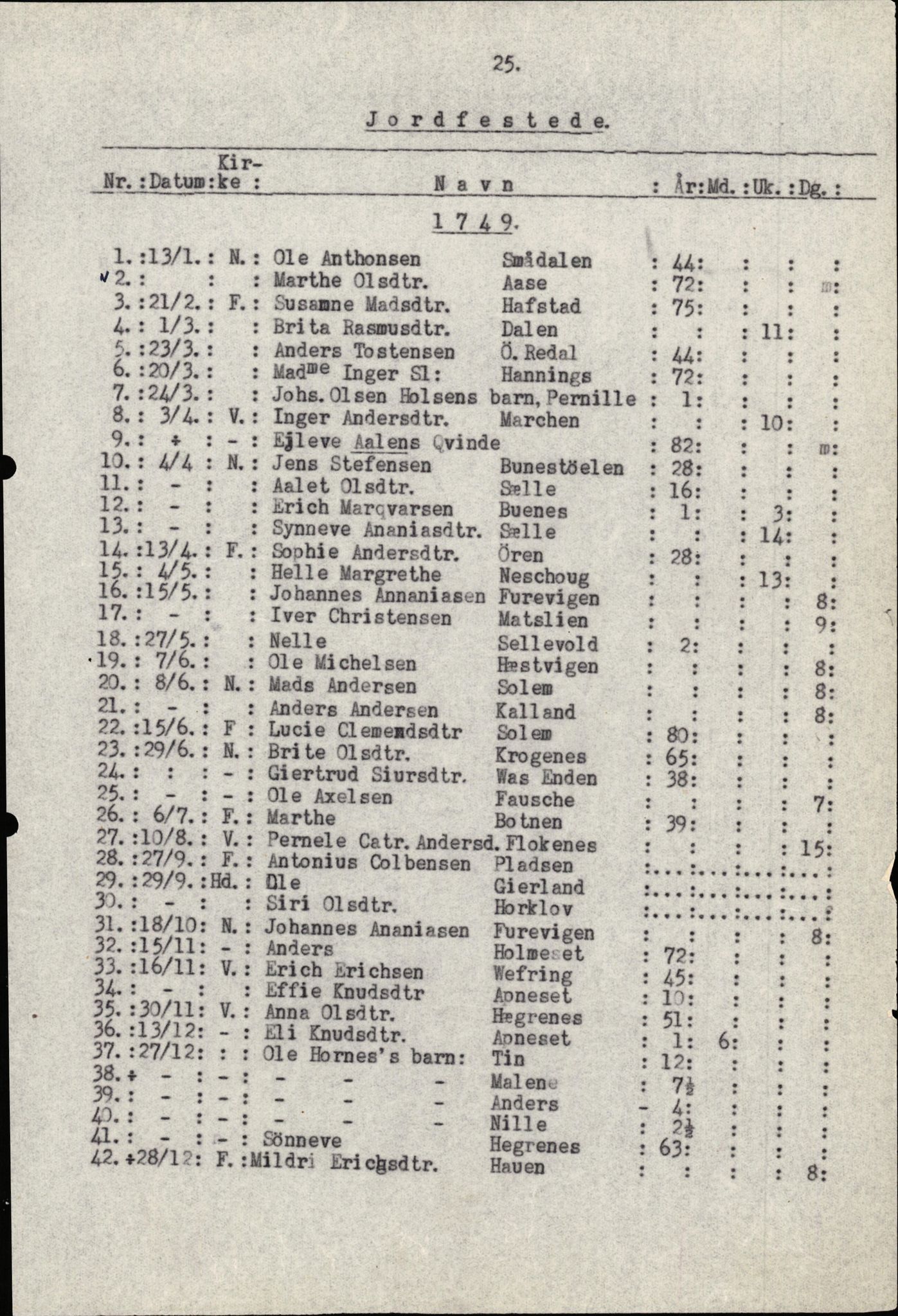 Samling av fulltekstavskrifter, SAB/FULLTEKST/B/14/0007: Førde sokneprestembete, ministerialbok nr. A 3, 1749-1764, s. 26