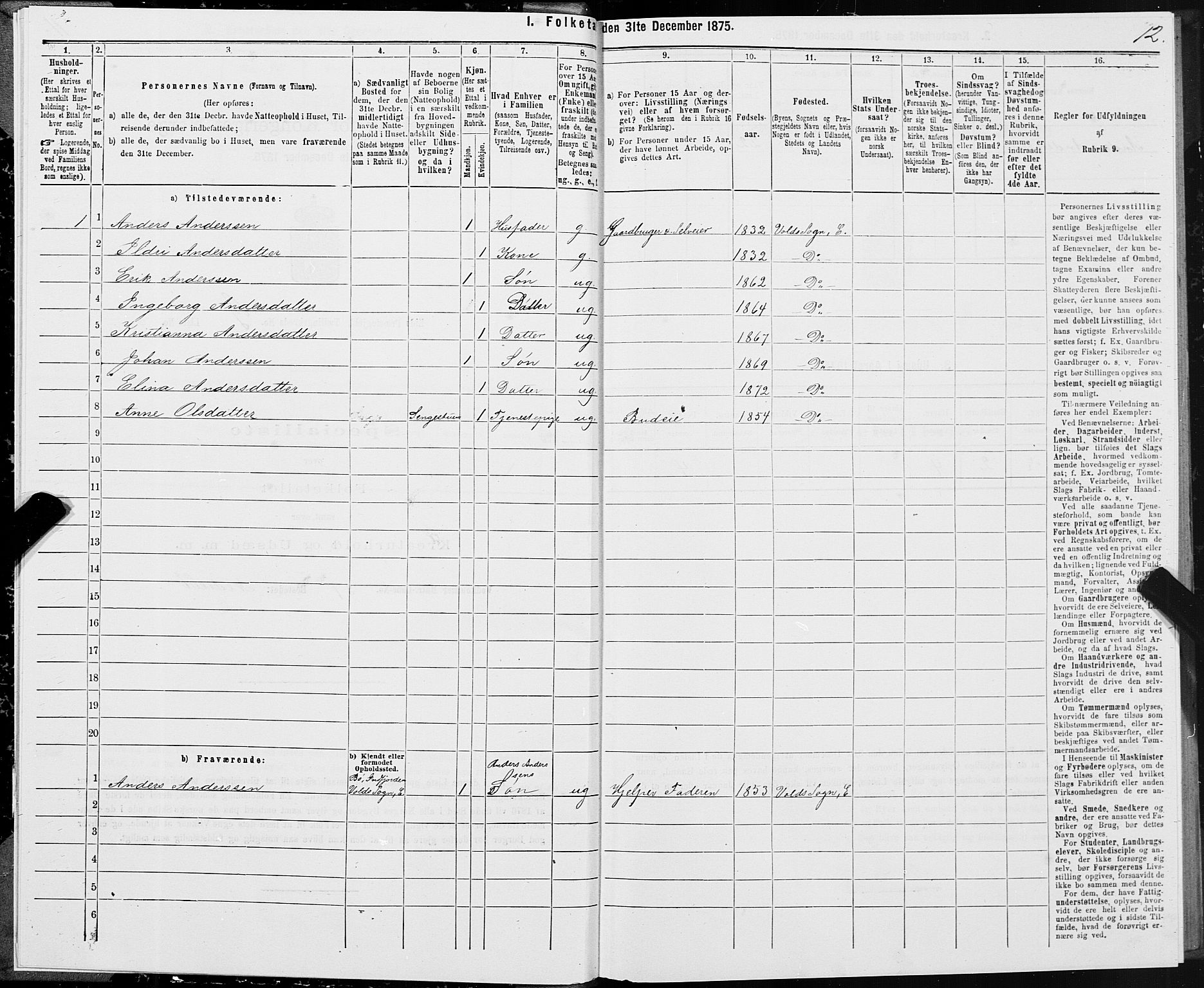 SAT, Folketelling 1875 for 1538P Eid prestegjeld, 1875, s. 2012