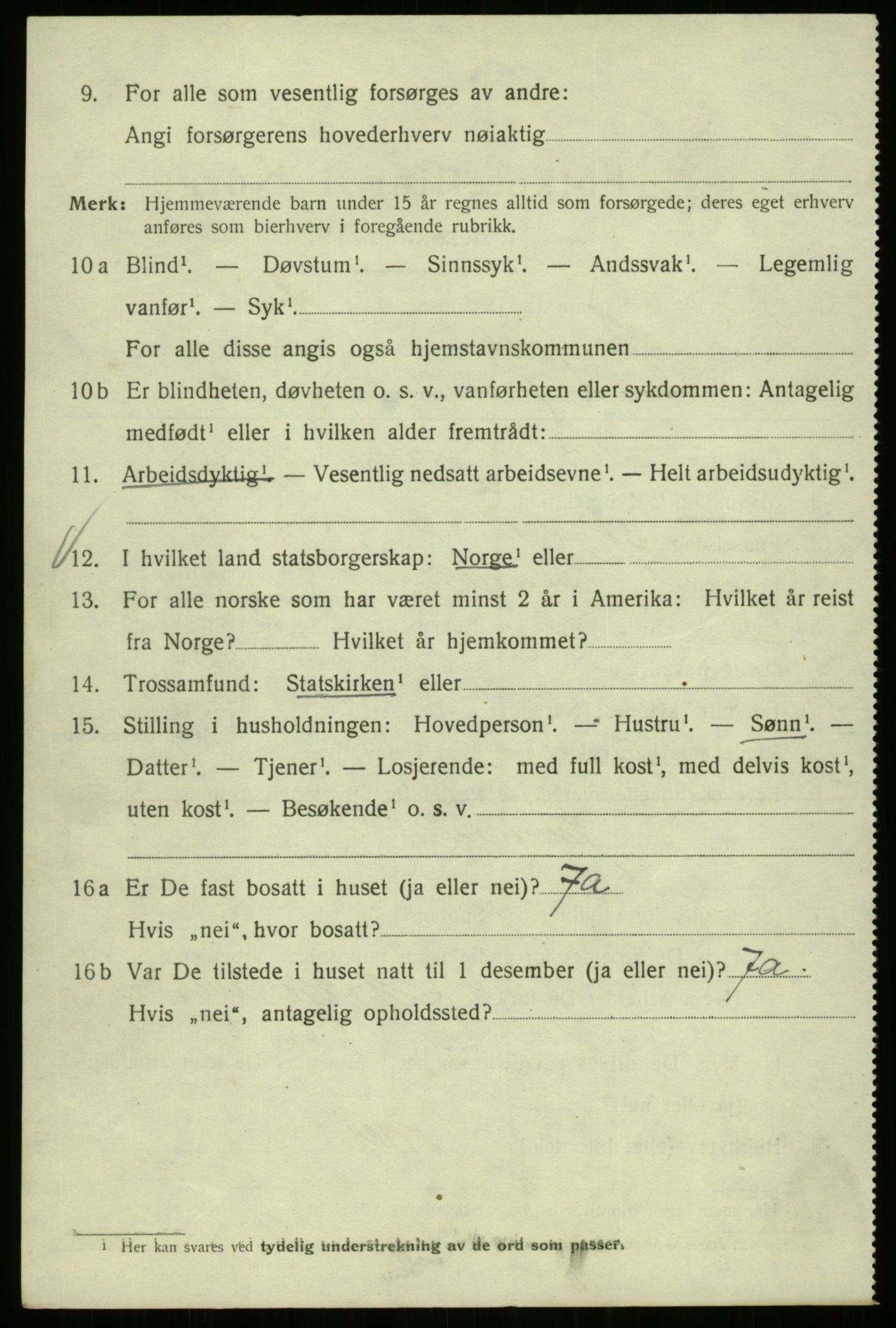 SAB, Folketelling 1920 for 1301 Bergen kjøpstad, 1920, s. 170984