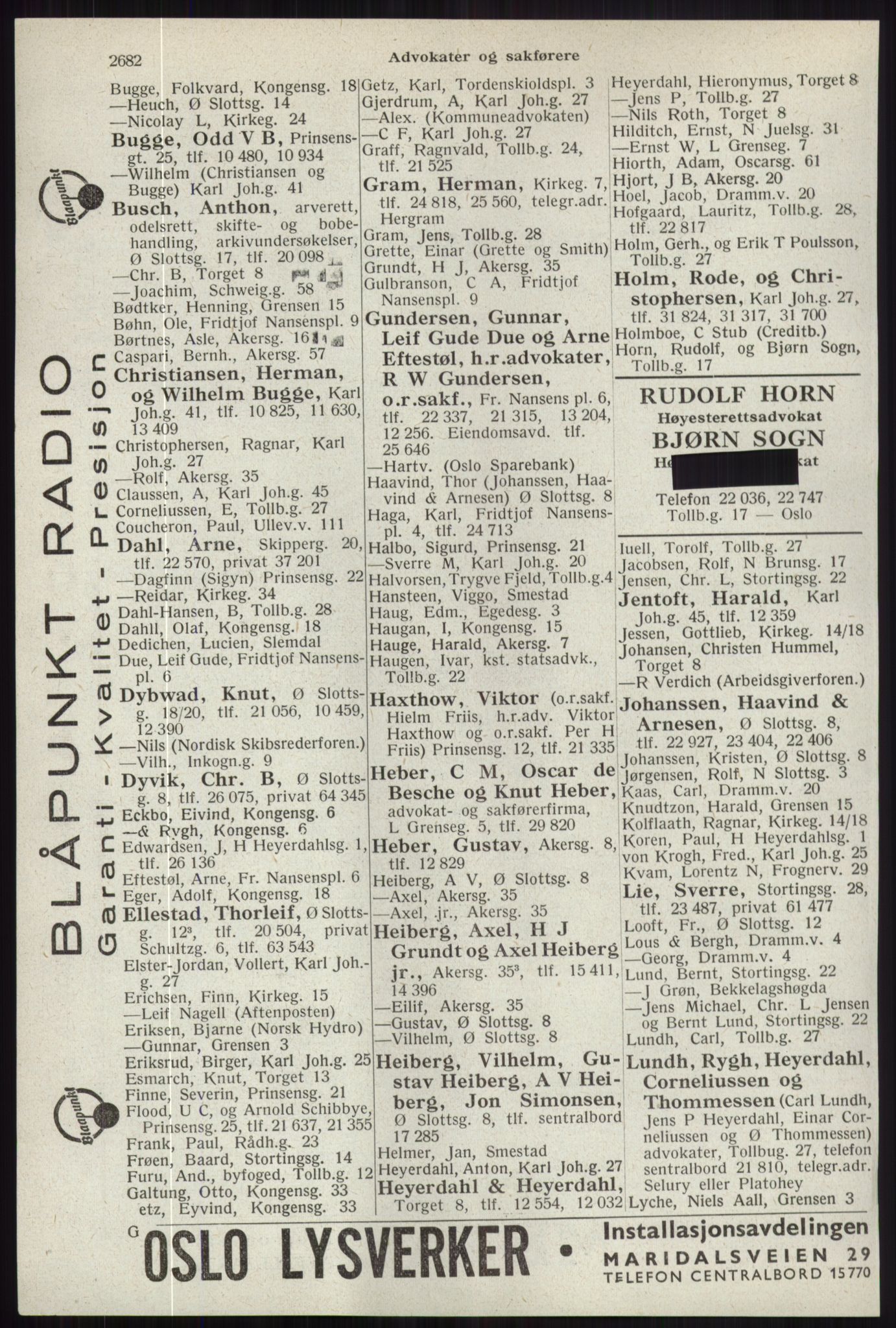 Kristiania/Oslo adressebok, PUBL/-, 1941, s. 2682