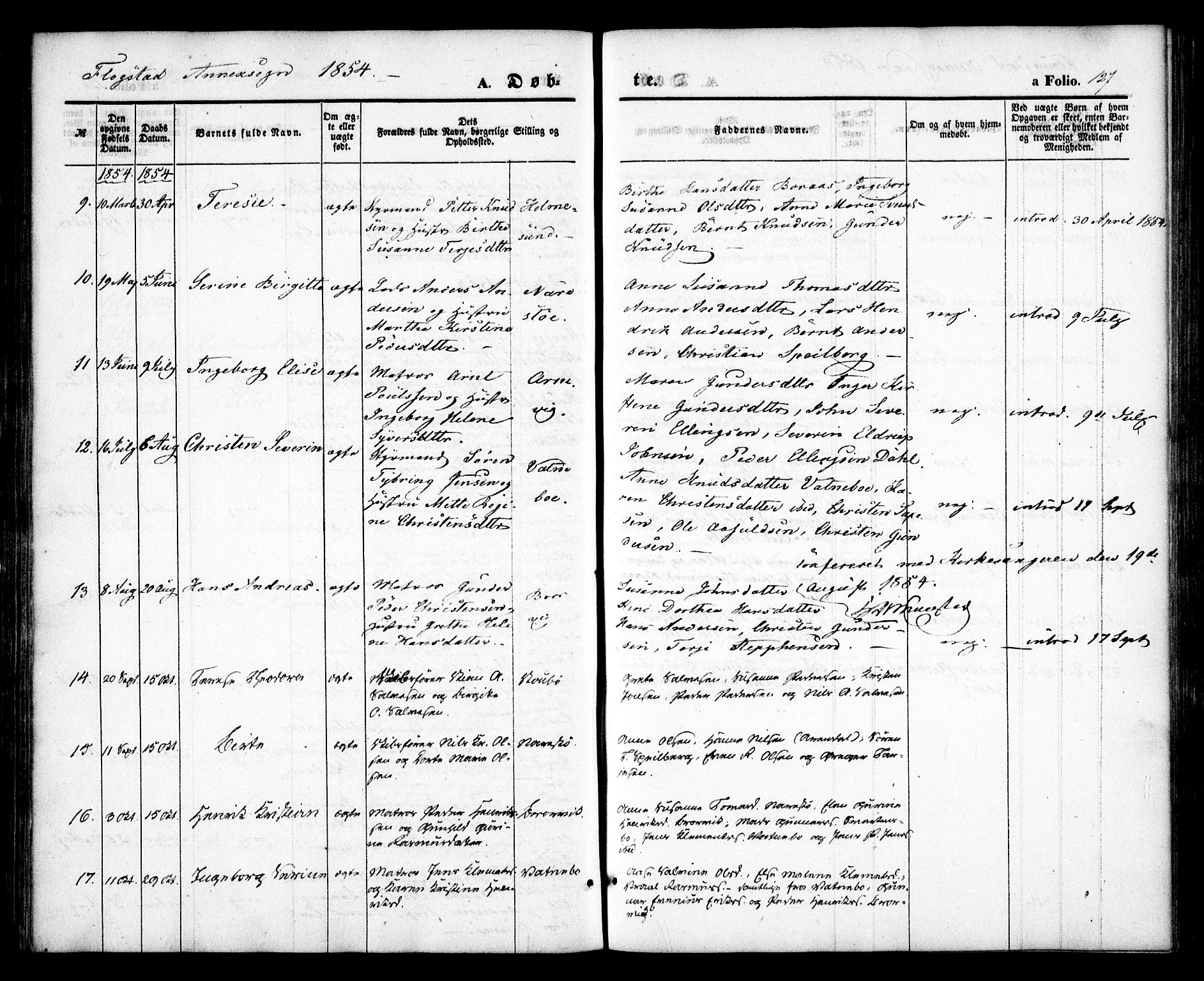 Dypvåg sokneprestkontor, AV/SAK-1111-0007/F/Fa/Faa/L0005: Ministerialbok nr. A 5, 1841-1854, s. 127