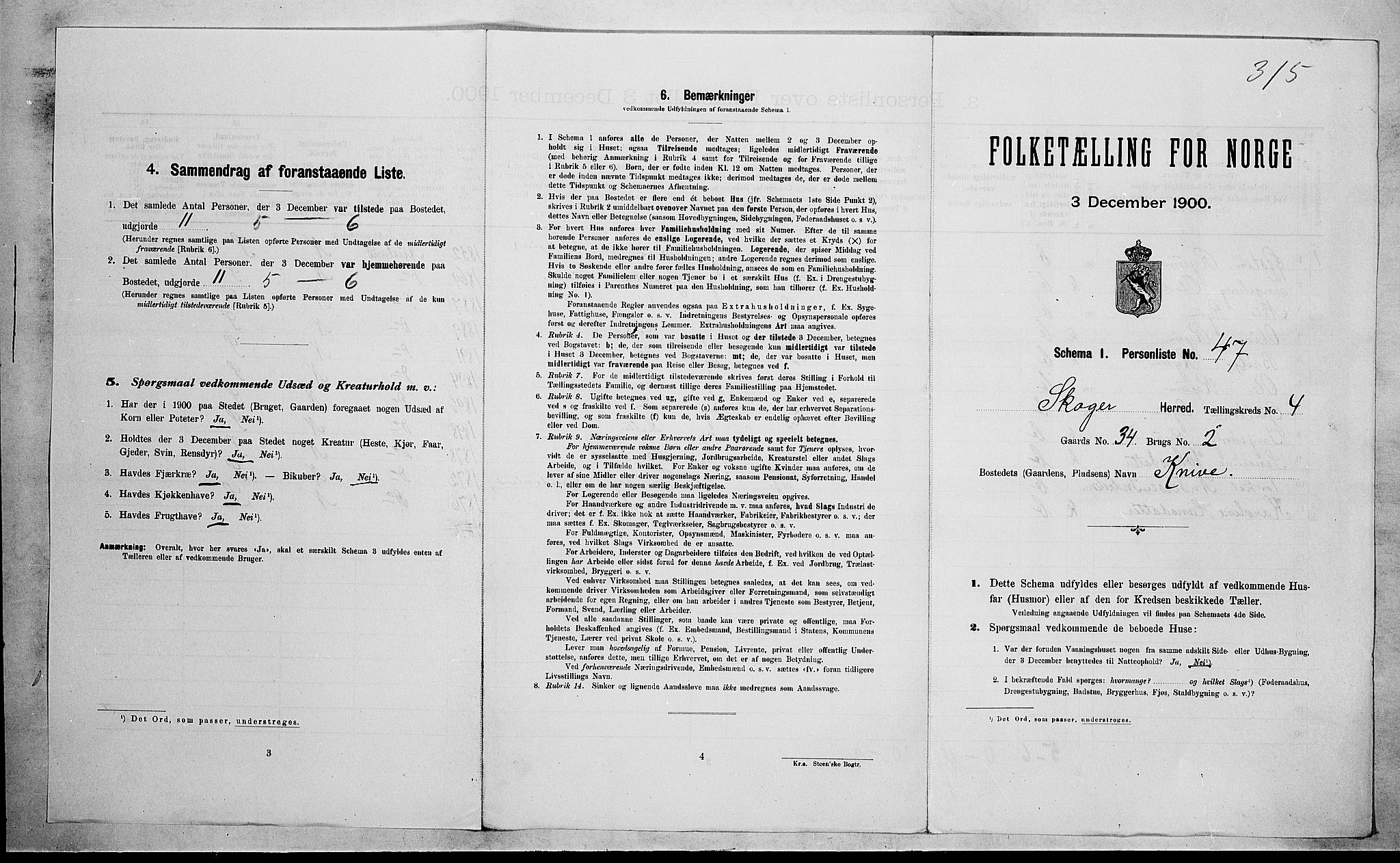 RA, Folketelling 1900 for 0712 Skoger herred, 1900, s. 689