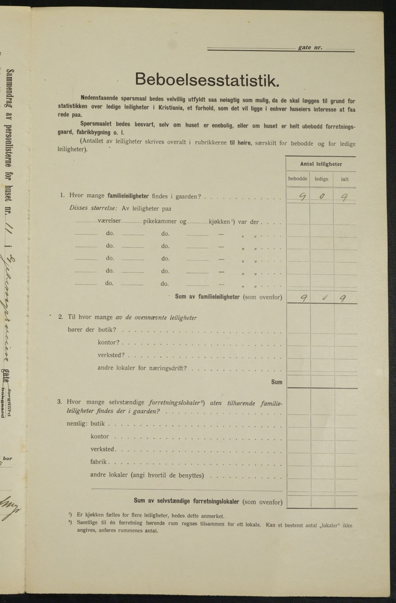 OBA, Kommunal folketelling 1.2.1913 for Kristiania, 1913, s. 28864