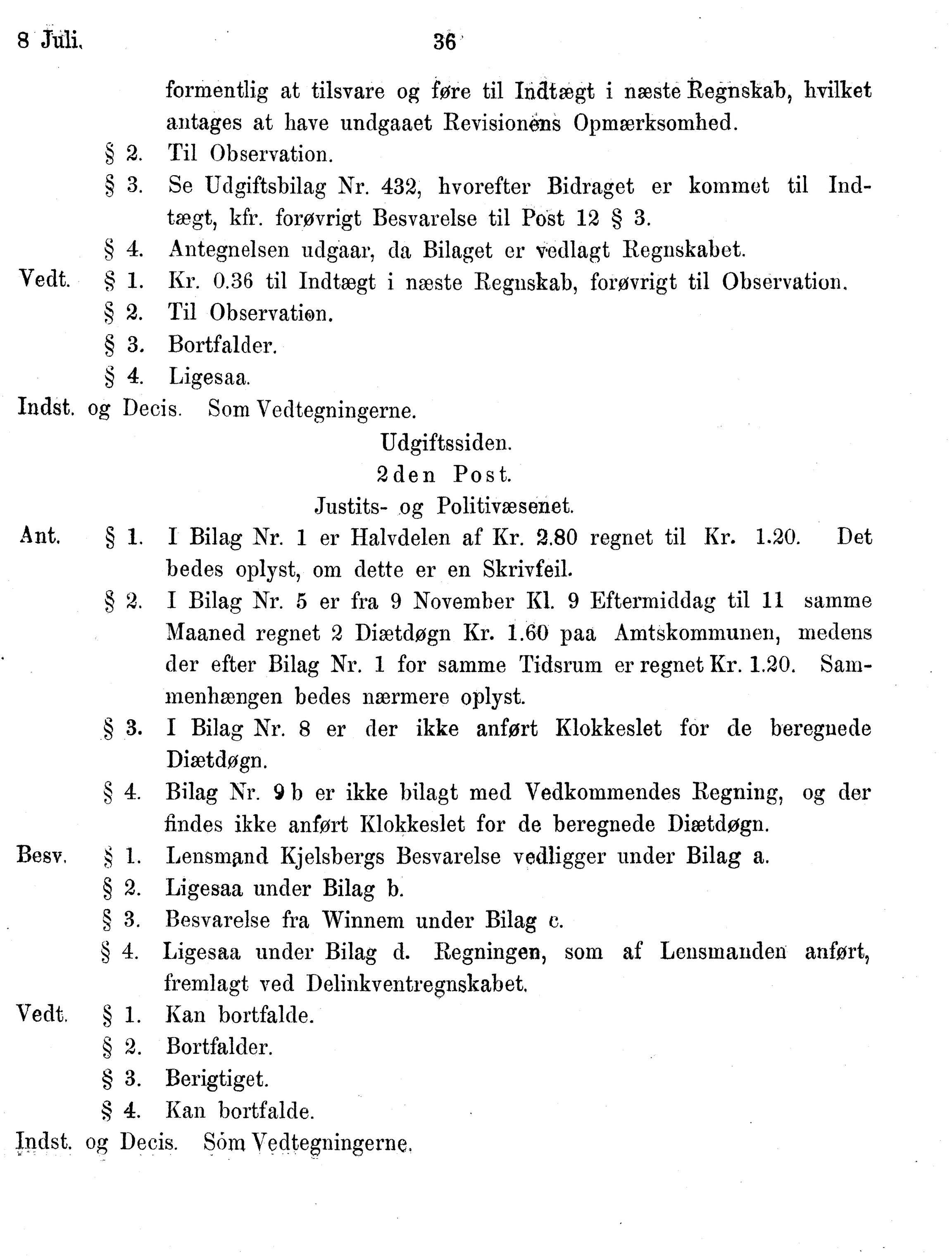 Nordland Fylkeskommune. Fylkestinget, AIN/NFK-17/176/A/Ac/L0014: Fylkestingsforhandlinger 1881-1885, 1881-1885