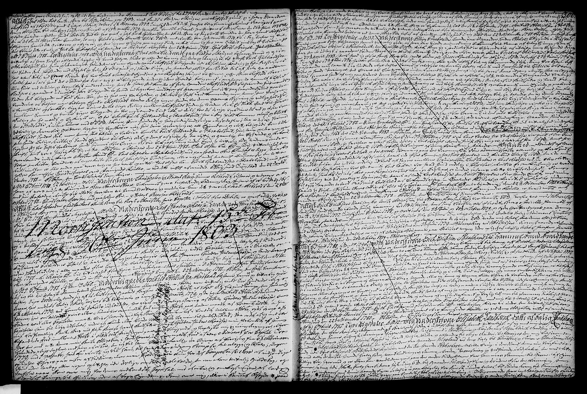 Eiker, Modum og Sigdal sorenskriveri, SAKO/A-123/G/Ga/Gaa/L0004b: Pantebok nr. I 4b, 1779-1788, s. 300