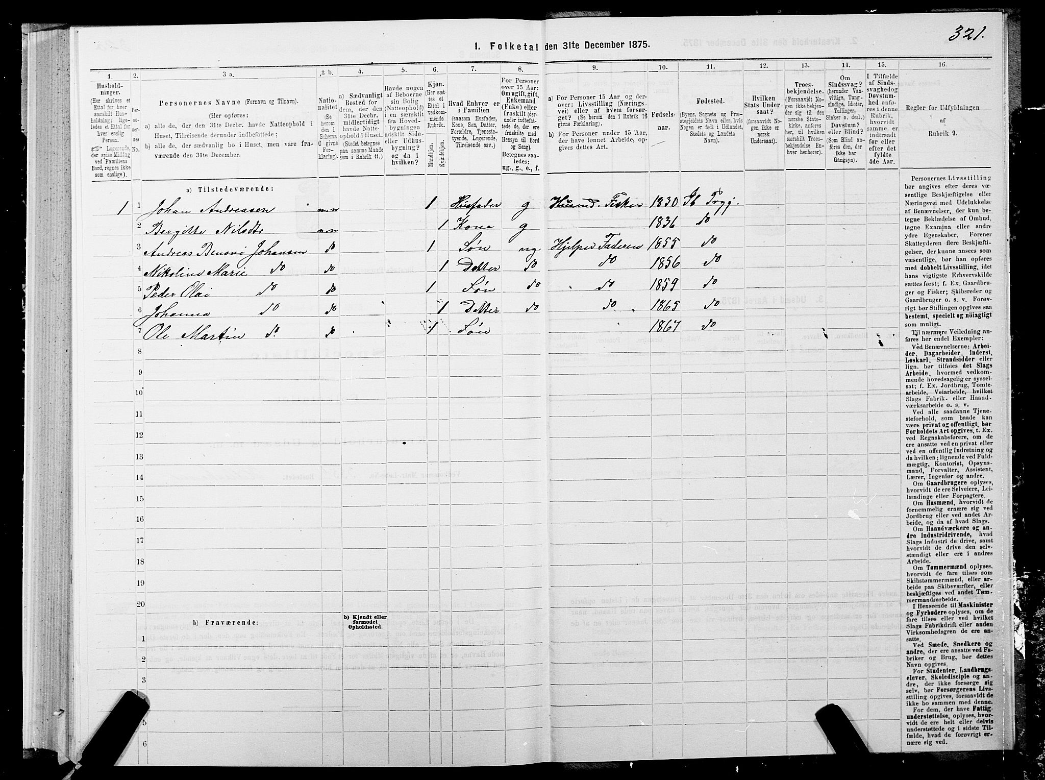 SATØ, Folketelling 1875 for 1917P Ibestad prestegjeld, 1875, s. 4321