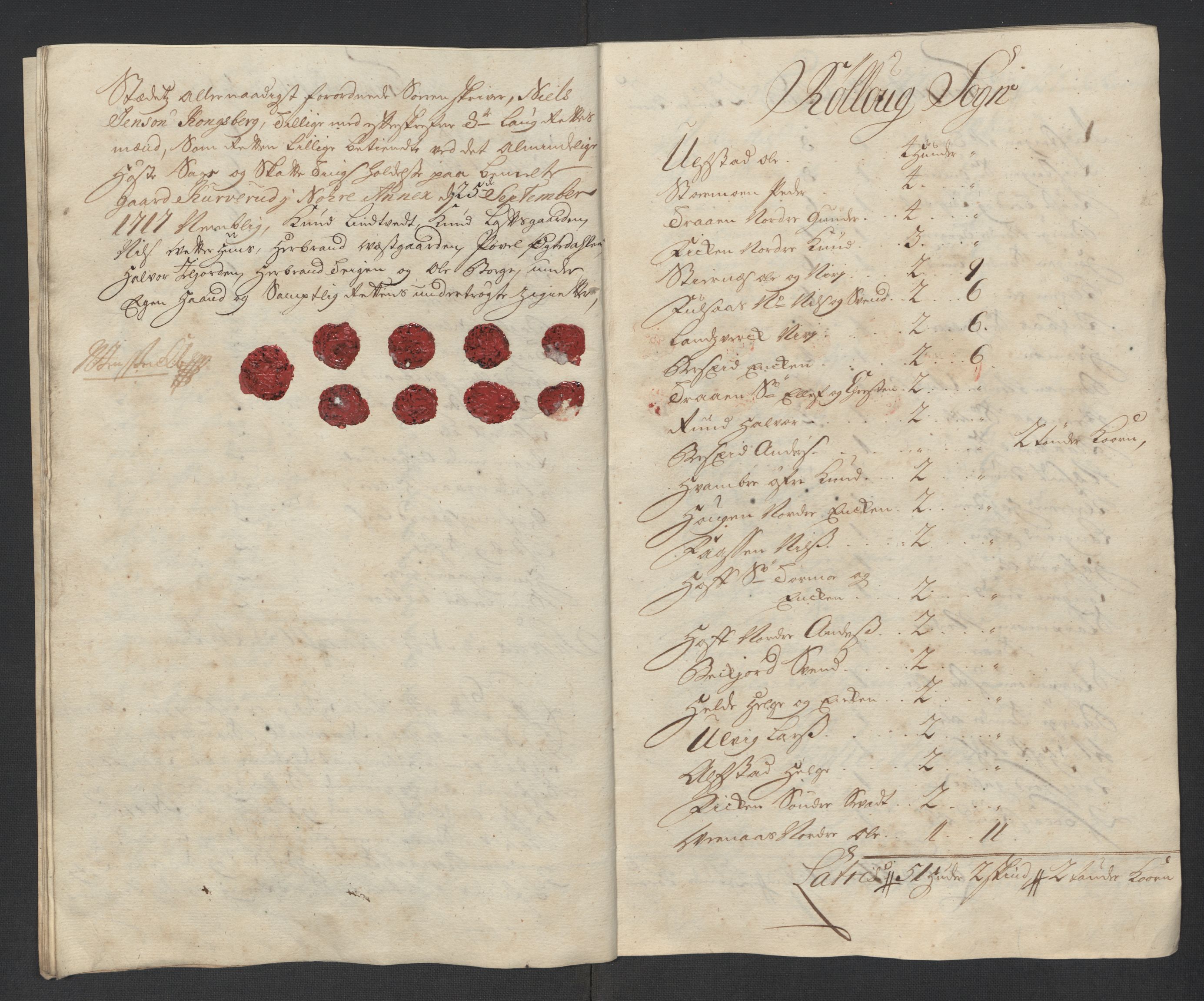 Rentekammeret inntil 1814, Reviderte regnskaper, Fogderegnskap, AV/RA-EA-4092/R24/L1593: Fogderegnskap Numedal og Sandsvær, 1717, s. 318