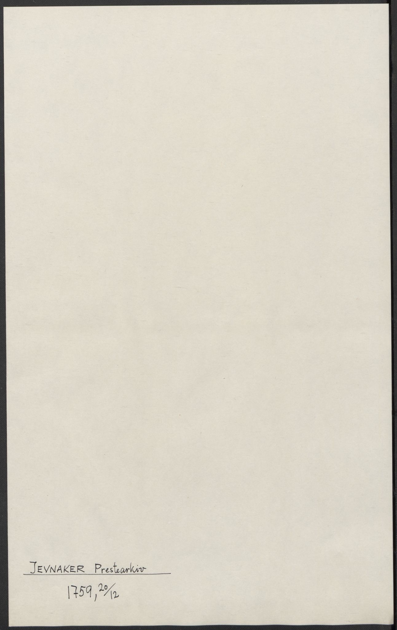 Riksarkivets diplomsamling, RA/EA-5965/F15/L0014: Prestearkiv - Oppland, 1696-1879, s. 124