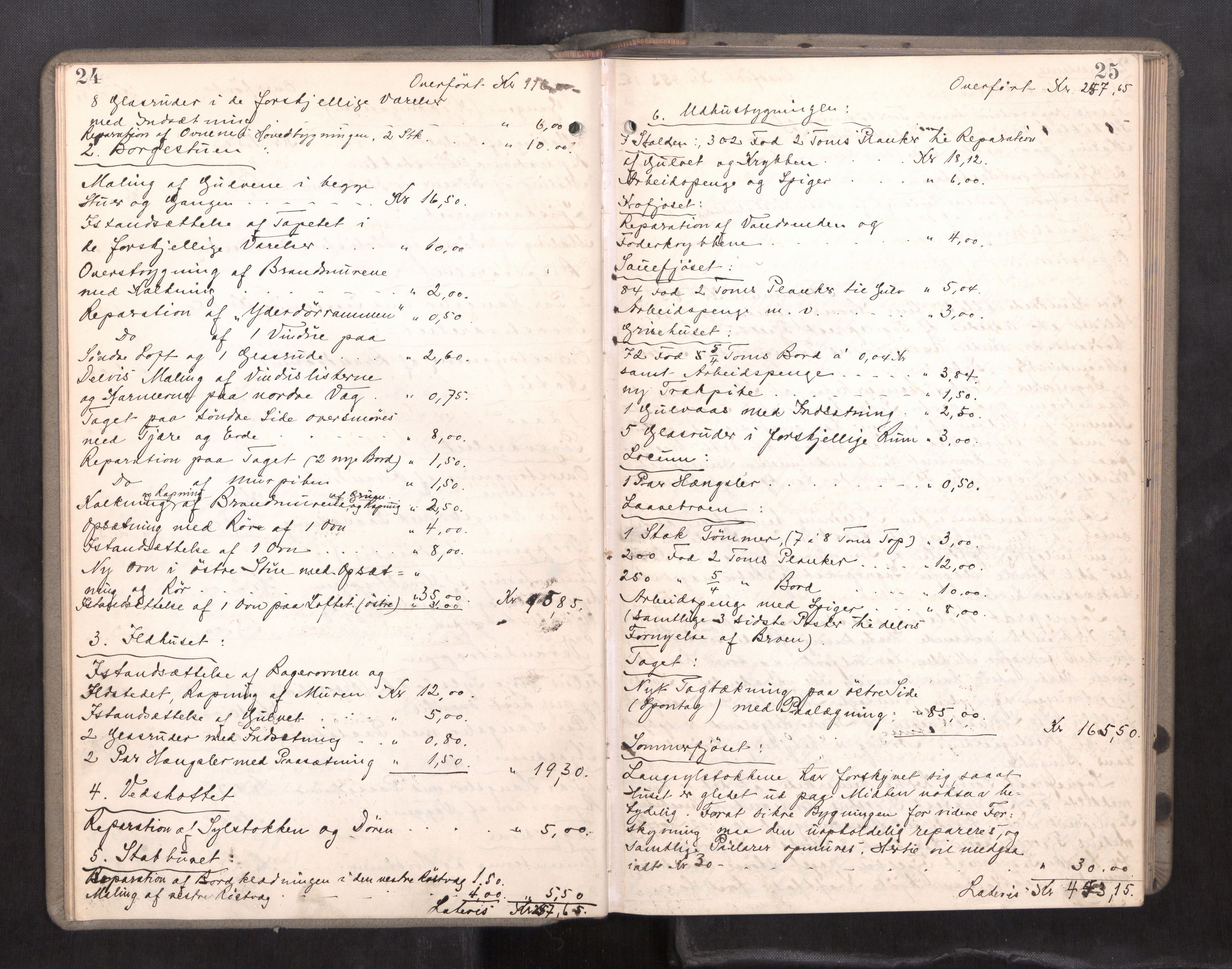 Søndre Helgeland sorenskriveri, AV/SAT-A-4575/1/1/1B/1Bb/L0003: Ekstrarettsprotokoll, 1906-1908, s. 24-25