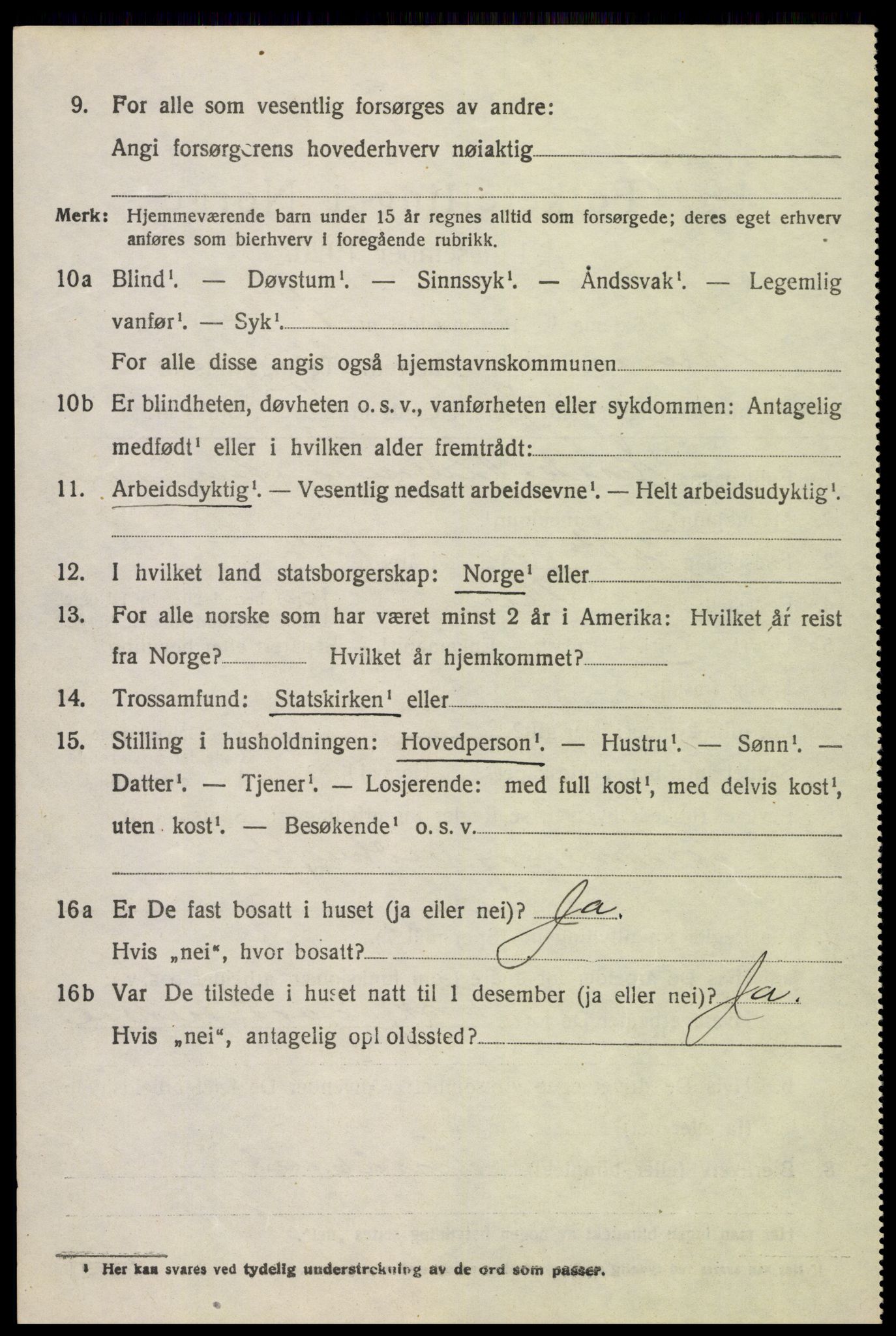 SAH, Folketelling 1920 for 0530 Eina herred, 1920, s. 2277