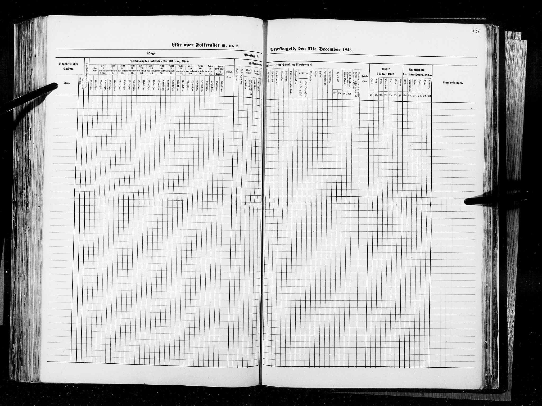RA, Folketellingen 1845, bind 9B: Nordland amt, 1845, s. 451