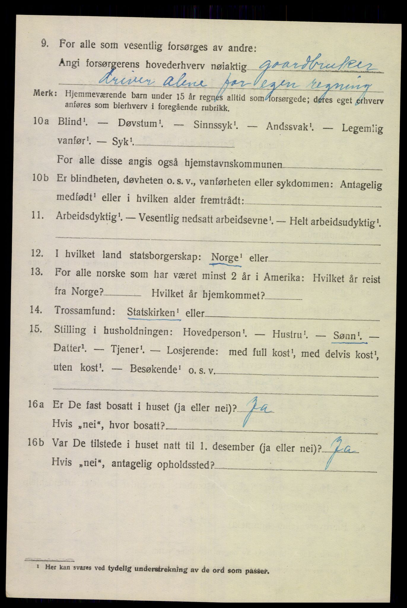 SAK, Folketelling 1920 for 1044 Gyland herred, 1920, s. 2213