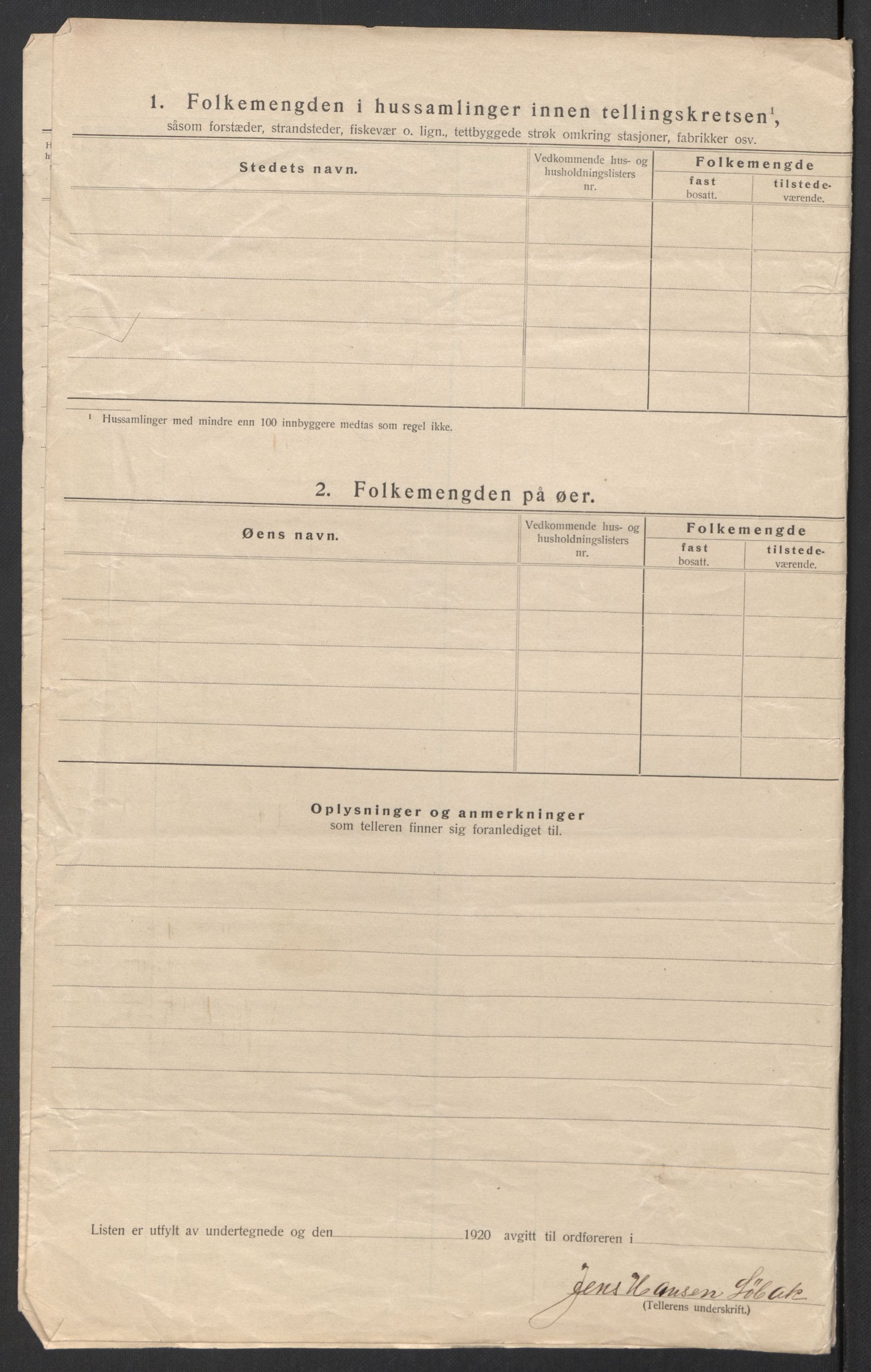 SAT, Folketelling 1920 for 1848 Steigen herred, 1920, s. 9