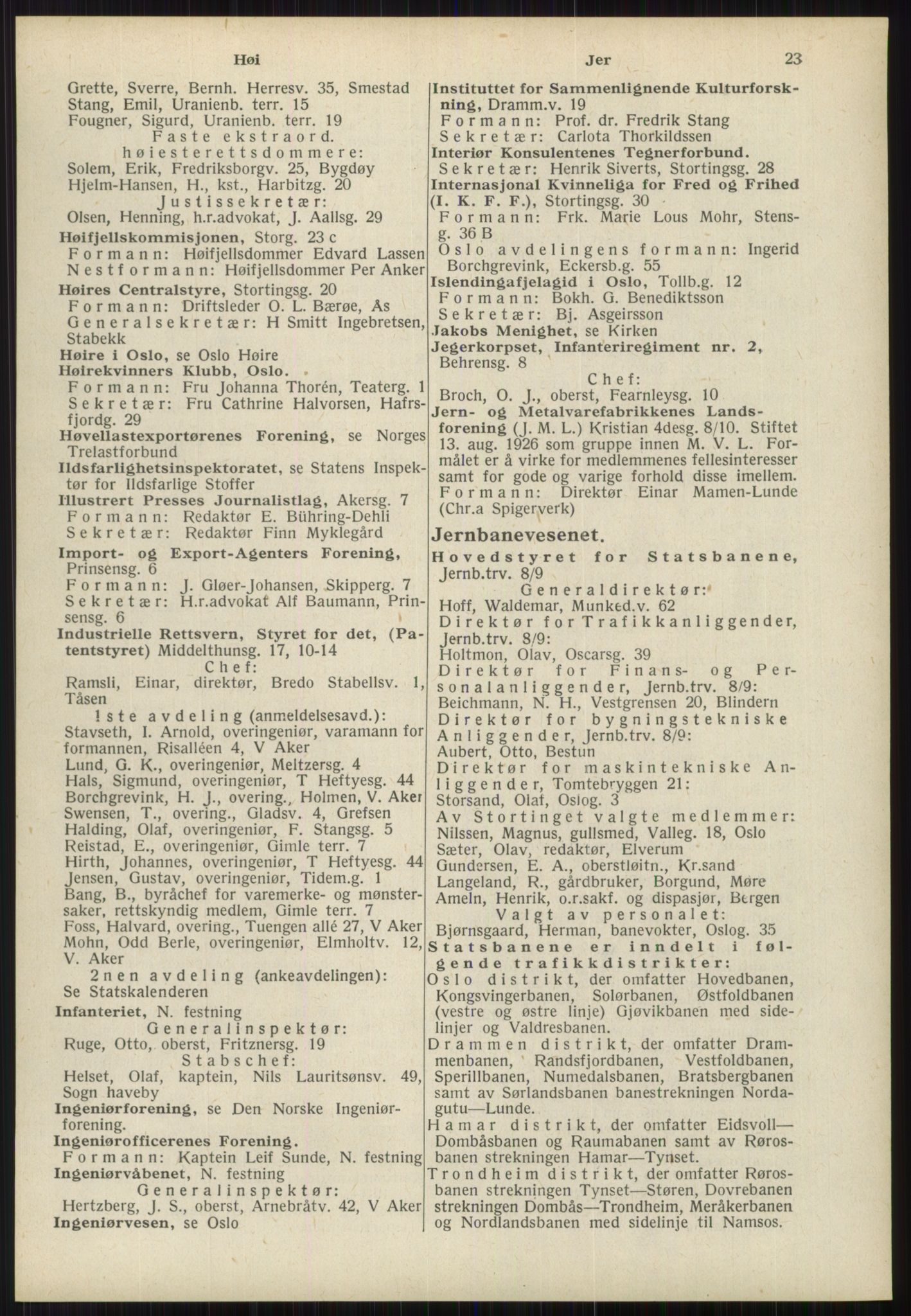 Kristiania/Oslo adressebok, PUBL/-, 1939, s. 23