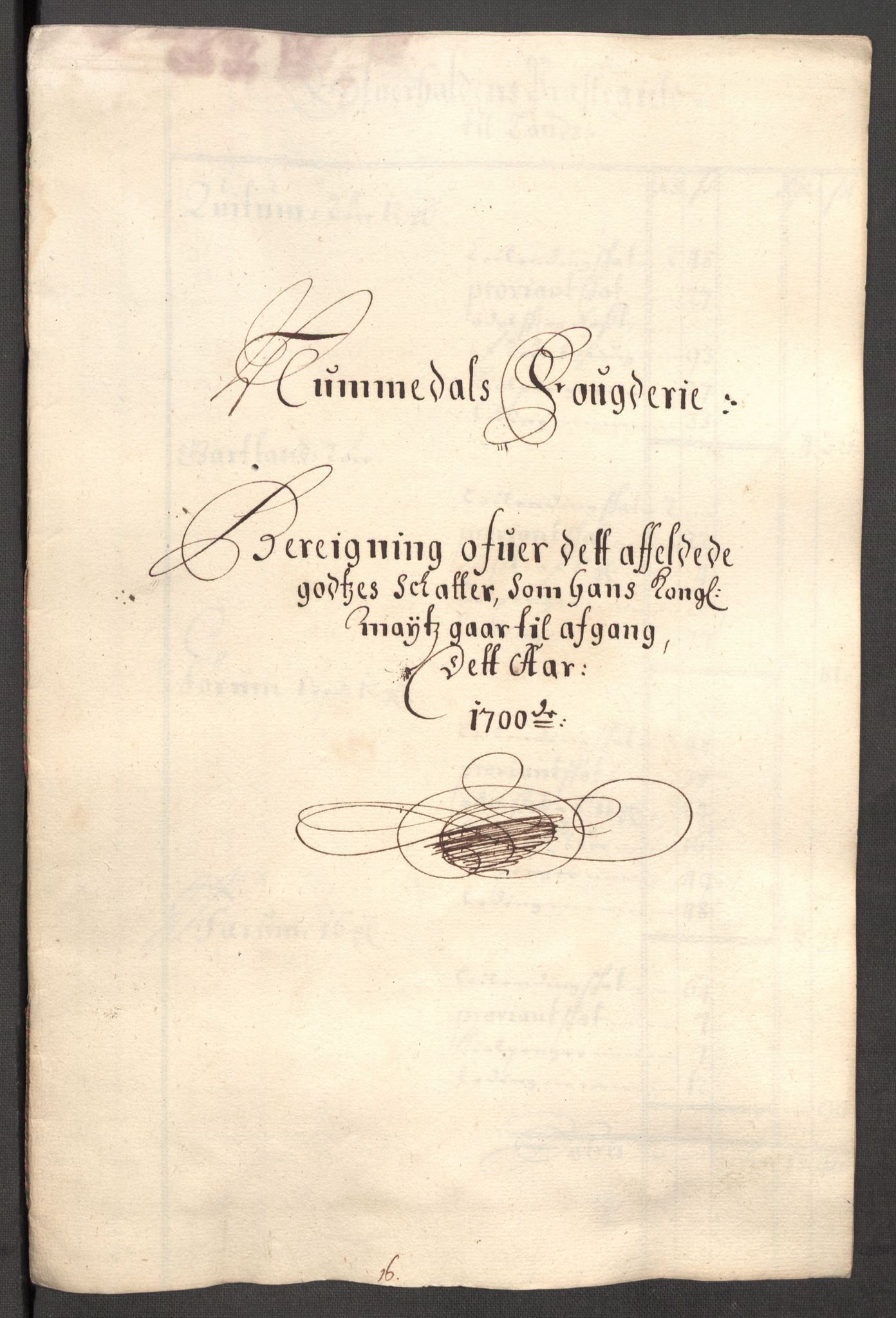 Rentekammeret inntil 1814, Reviderte regnskaper, Fogderegnskap, RA/EA-4092/R64/L4426: Fogderegnskap Namdal, 1699-1700, s. 313