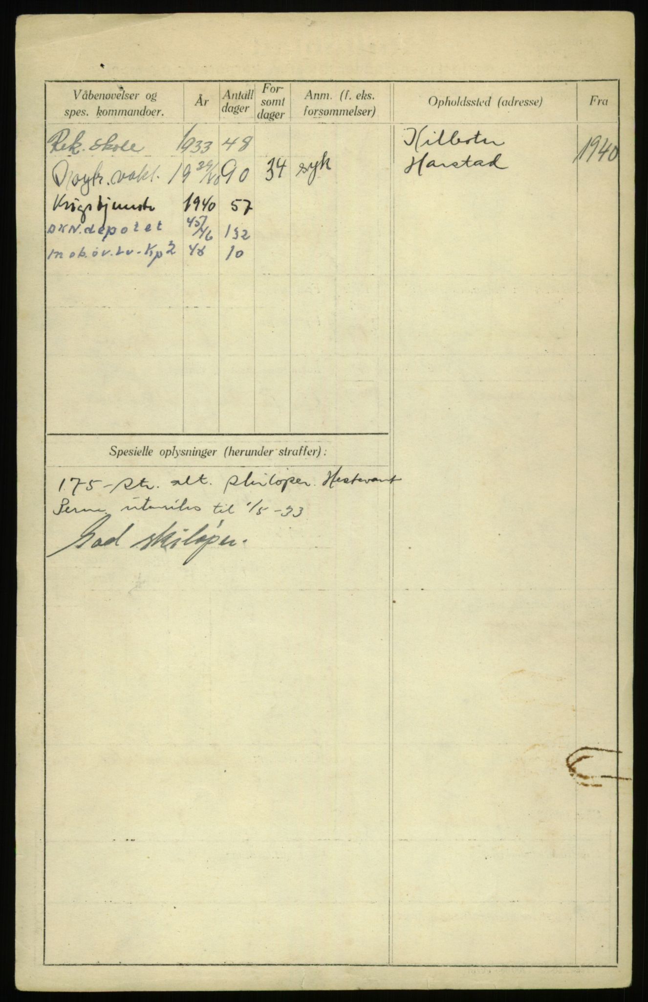 Forsvaret, Troms infanteriregiment nr. 16, AV/RA-RAFA-3146/P/Pa/L0017: Rulleblad for regimentets menige mannskaper, årsklasse 1933, 1933, s. 102