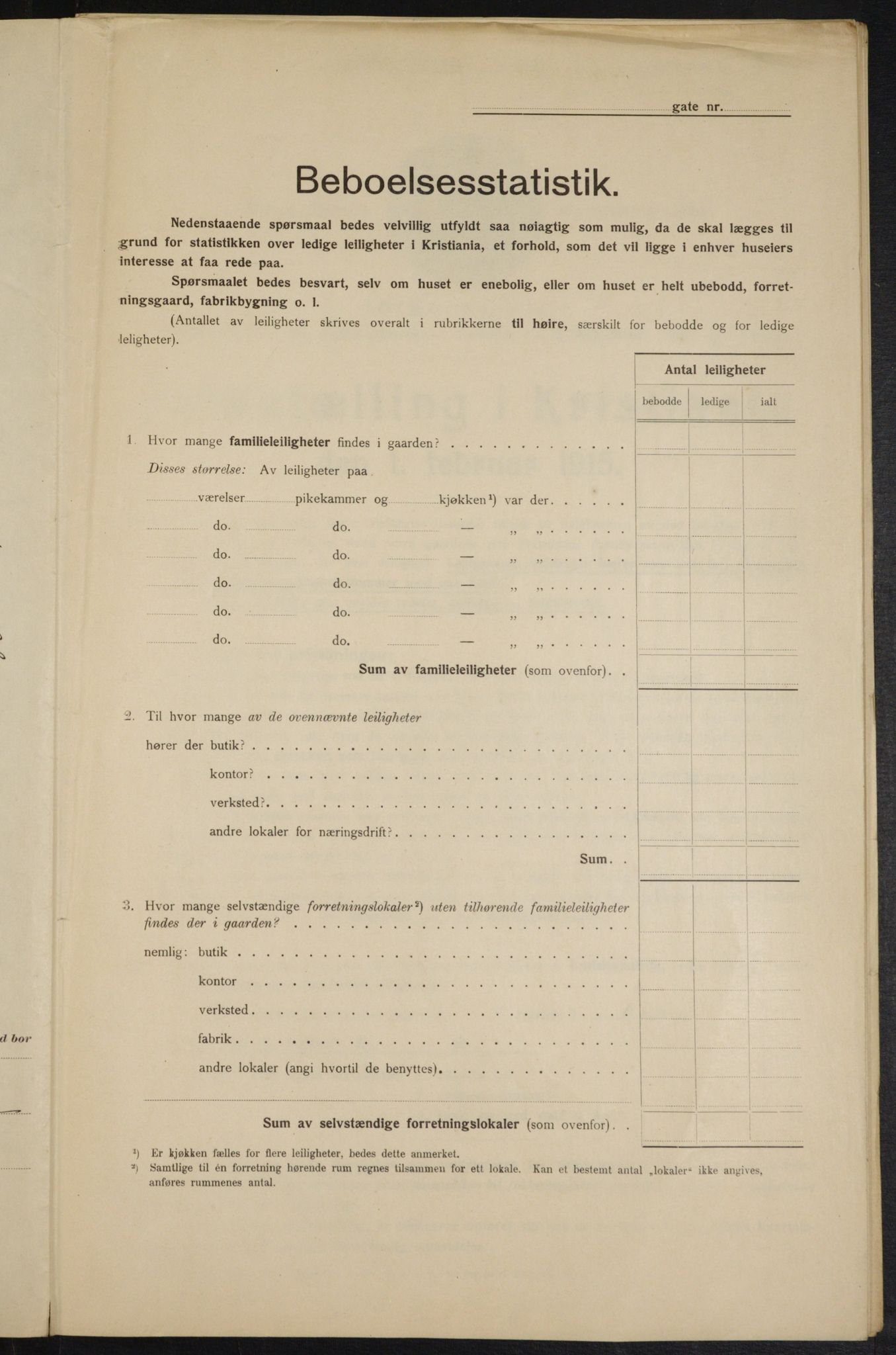 OBA, Kommunal folketelling 1.2.1915 for Kristiania, 1915, s. 740