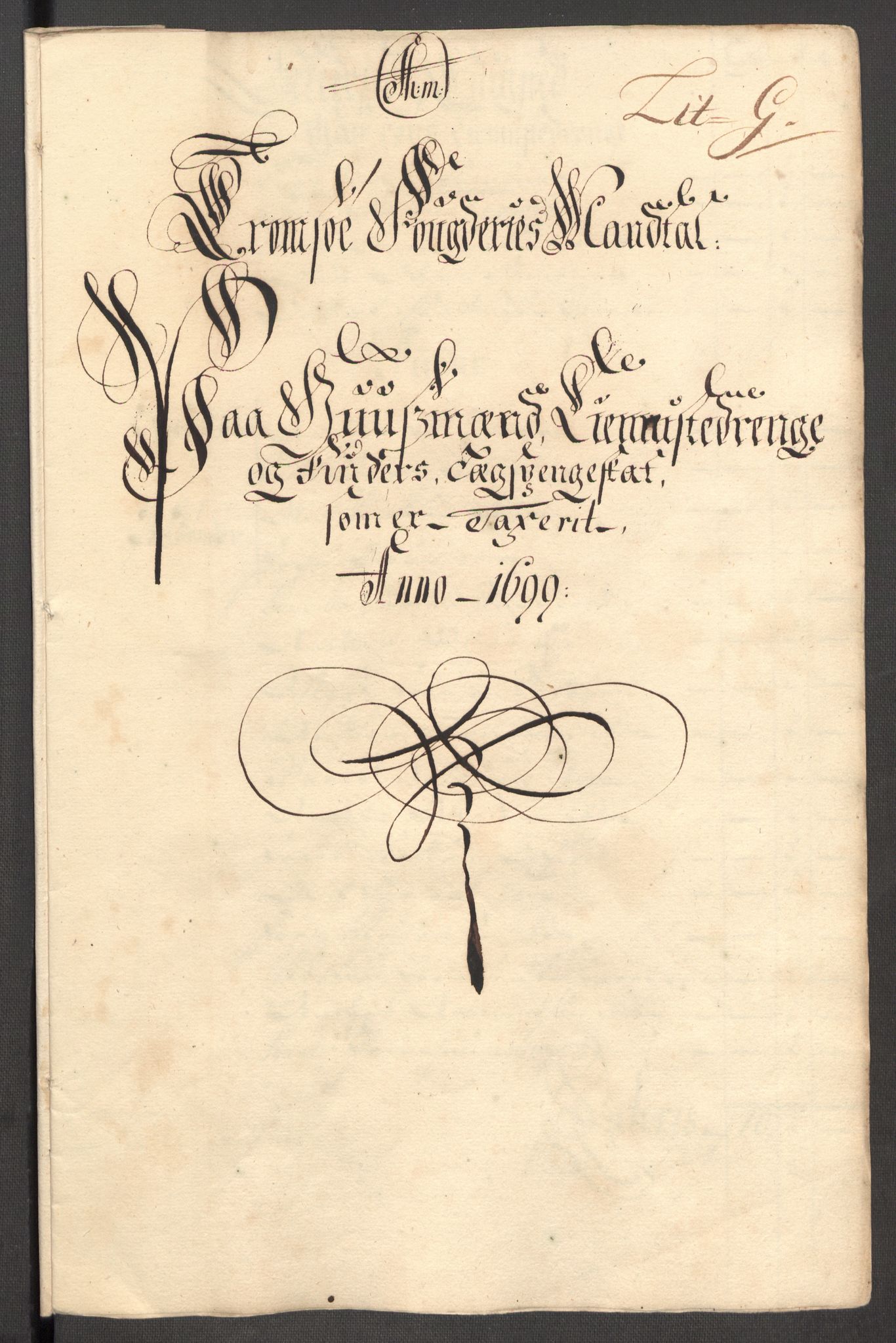 Rentekammeret inntil 1814, Reviderte regnskaper, Fogderegnskap, AV/RA-EA-4092/R68/L4754: Fogderegnskap Senja og Troms, 1697-1699, s. 325