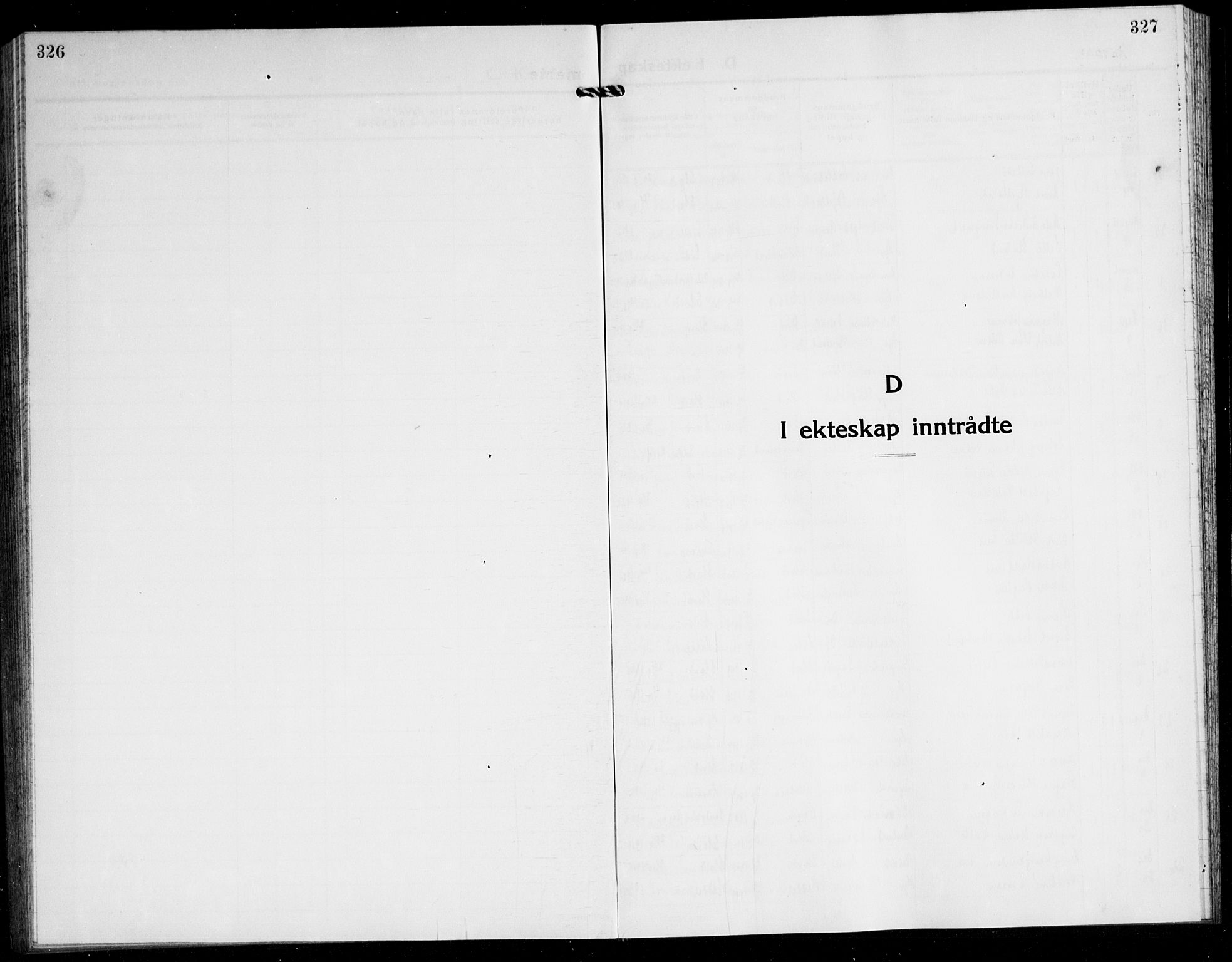 Stord sokneprestembete, SAB/A-78201/H/Hab: Klokkerbok nr. A 5, 1933-1945, s. 326-327