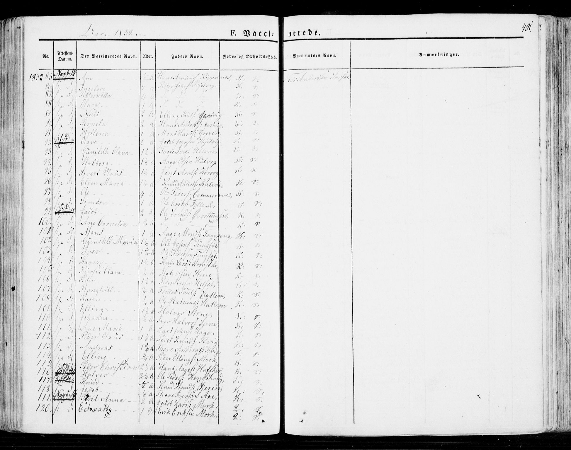 Ministerialprotokoller, klokkerbøker og fødselsregistre - Møre og Romsdal, AV/SAT-A-1454/568/L0803: Ministerialbok nr. 568A10, 1830-1853, s. 451