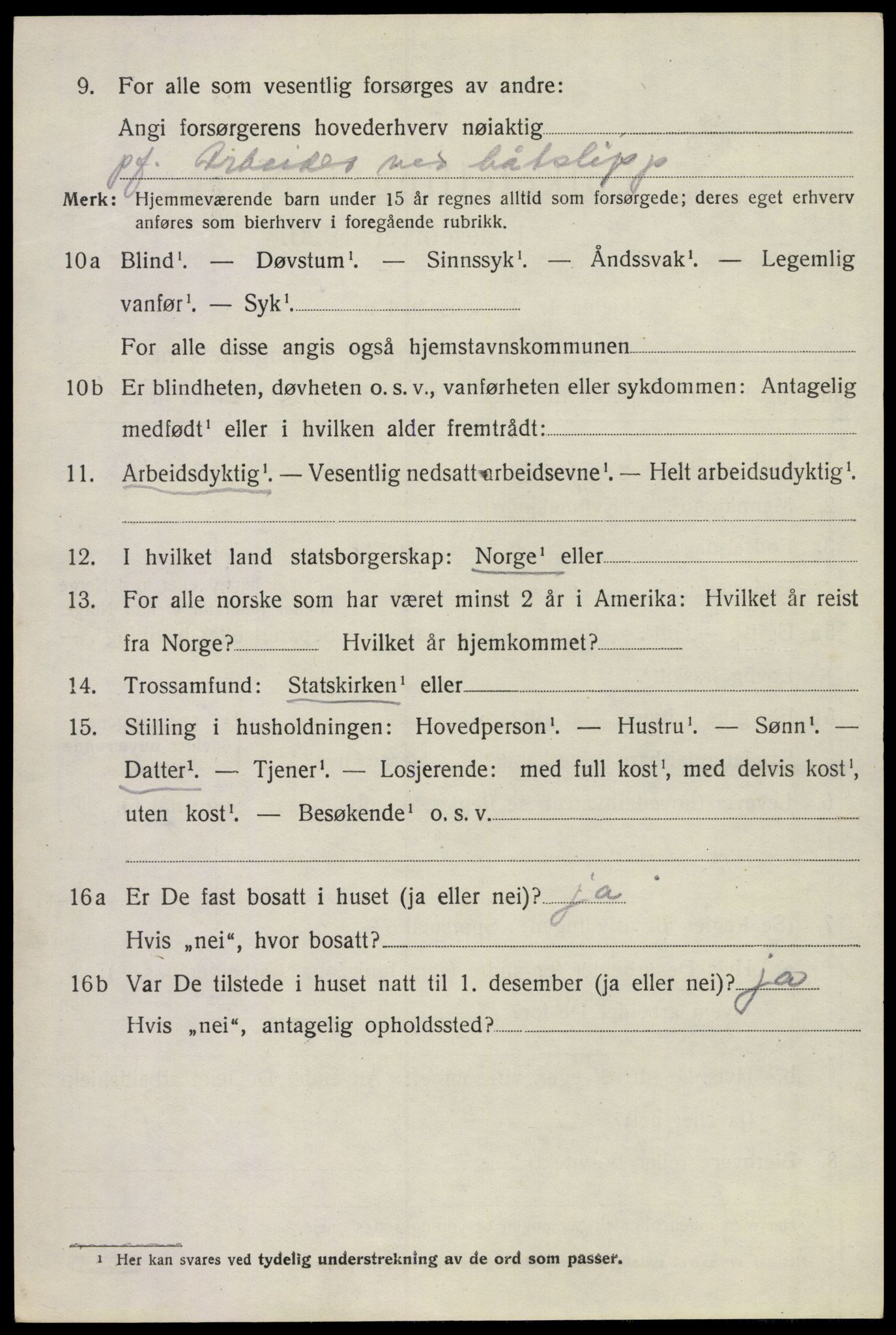 SAKO, Folketelling 1920 for 0721 Sem herred, 1920, s. 3588