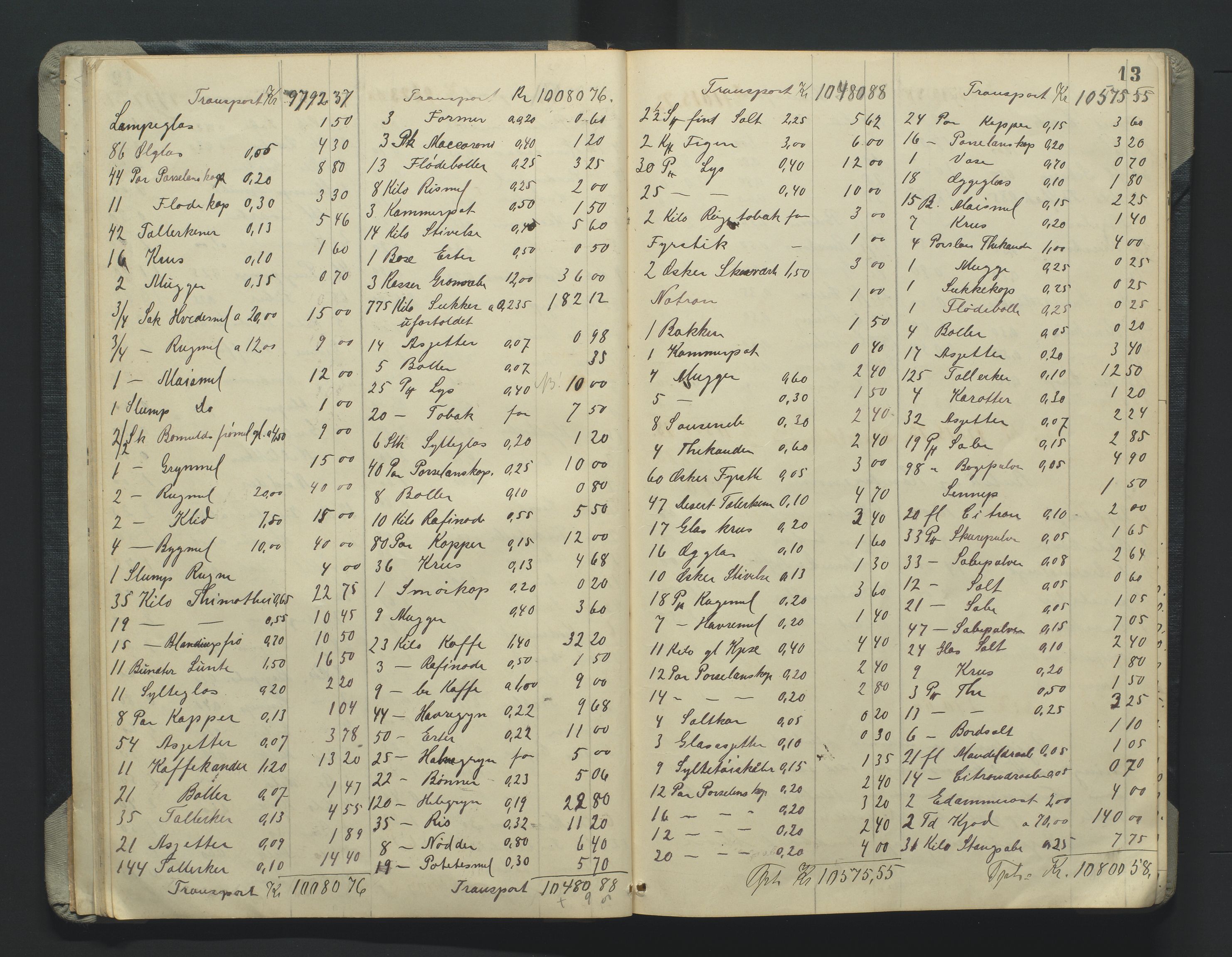 Grimstad byfogd, AV/SAK-1222-0003/H/Hc/L0009: Skifteprotokoll nr. 9, 1908-1918, s. 13