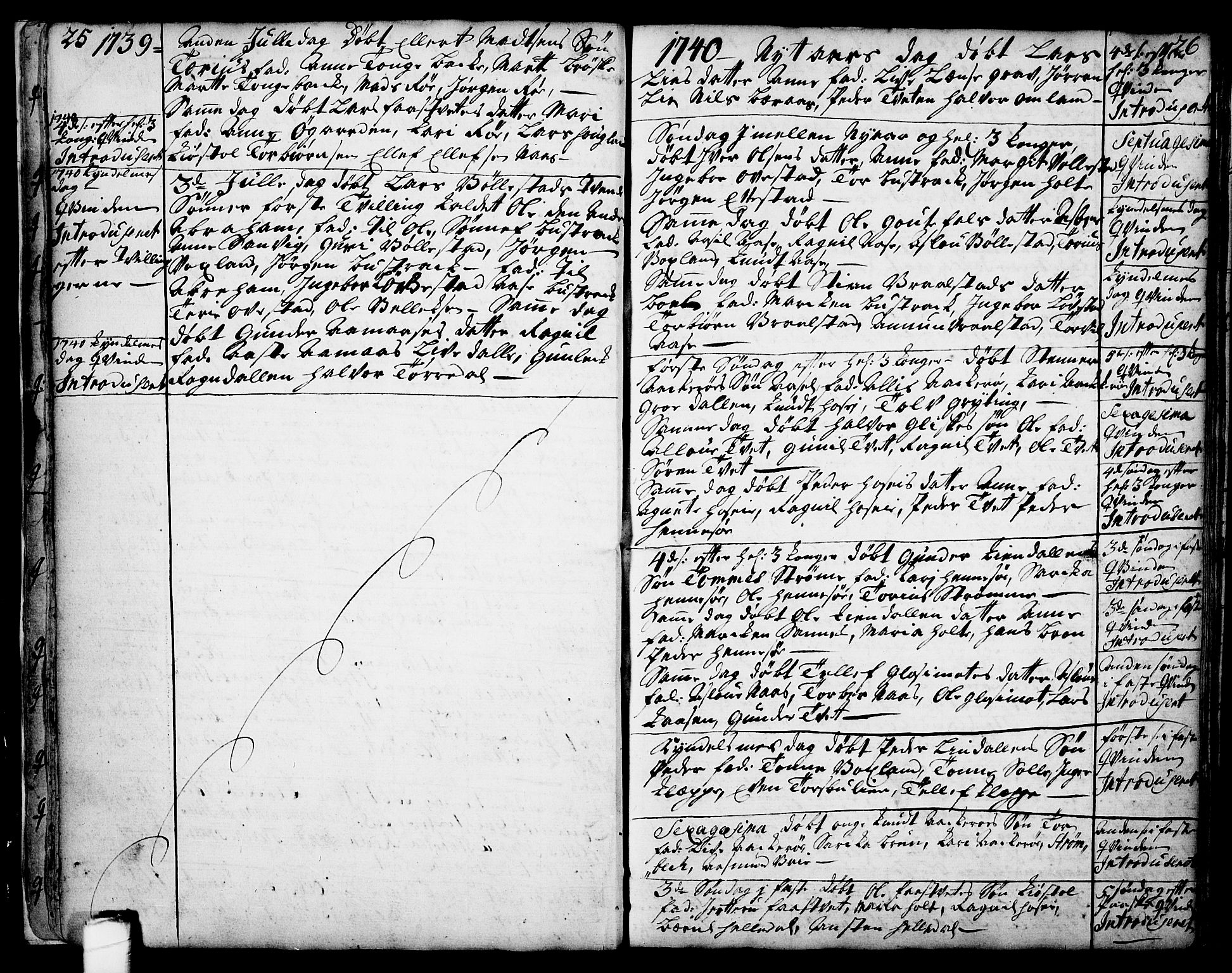 Drangedal kirkebøker, AV/SAKO-A-258/F/Fa/L0002: Ministerialbok nr. 2, 1733-1753, s. 25-26