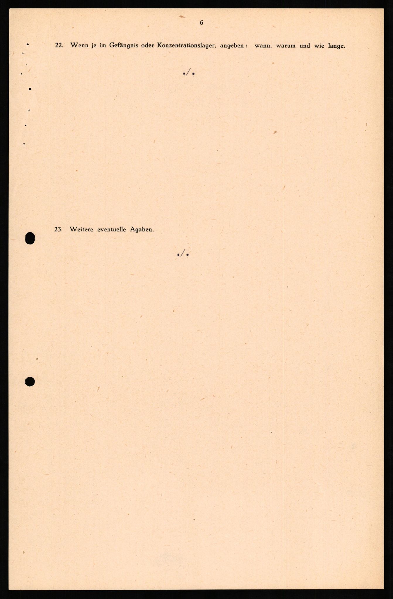 Forsvaret, Forsvarets overkommando II, AV/RA-RAFA-3915/D/Db/L0019: CI Questionaires. Tyske okkupasjonsstyrker i Norge. Tyskere., 1945-1946, s. 336