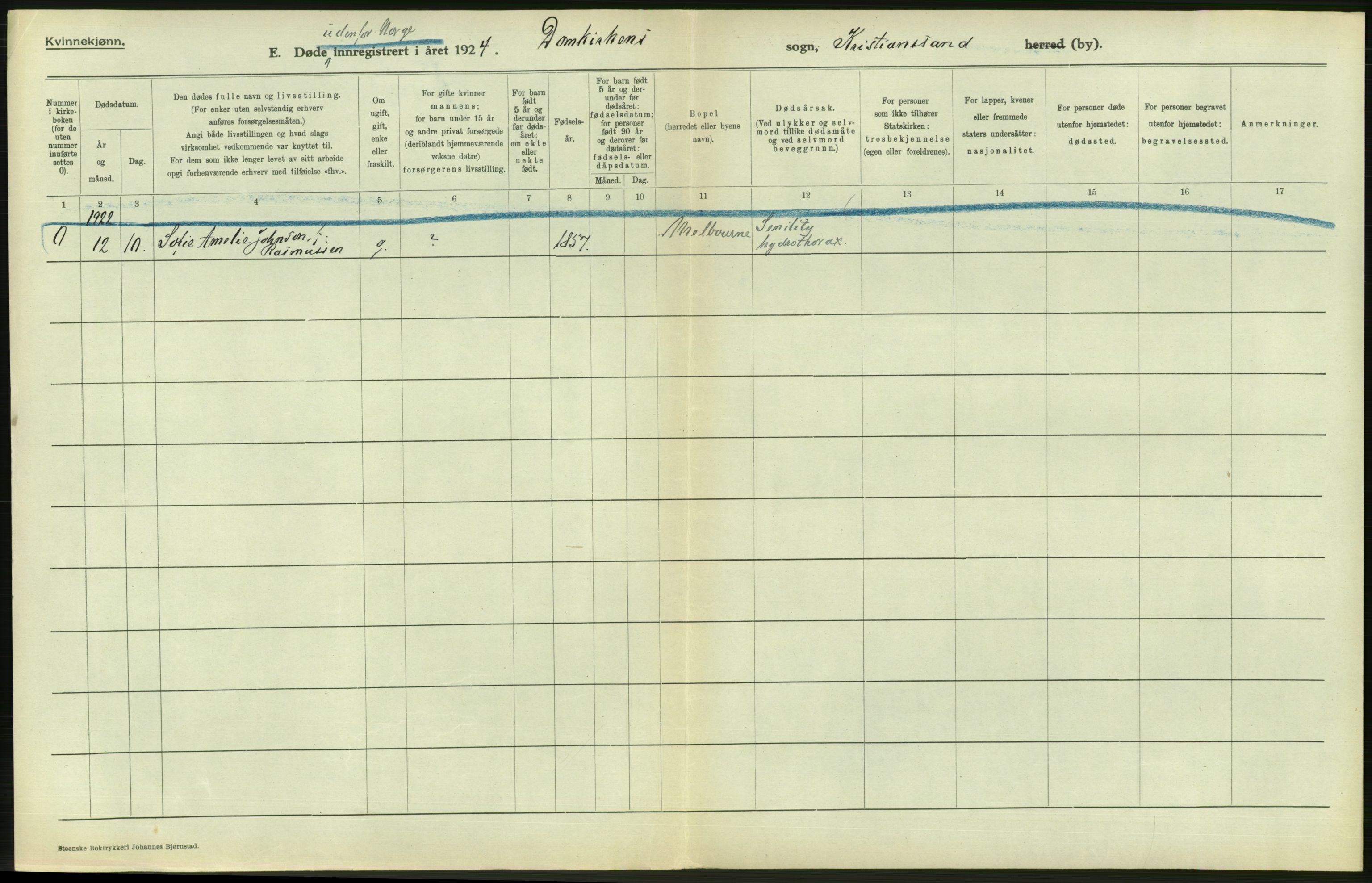 Statistisk sentralbyrå, Sosiodemografiske emner, Befolkning, AV/RA-S-2228/D/Df/Dfc/Dfcd/L0021: Vest-Agder fylke: Levendefødte menn og kvinner, gifte, døde, dødfødte. Bygder og byer., 1924, s. 572