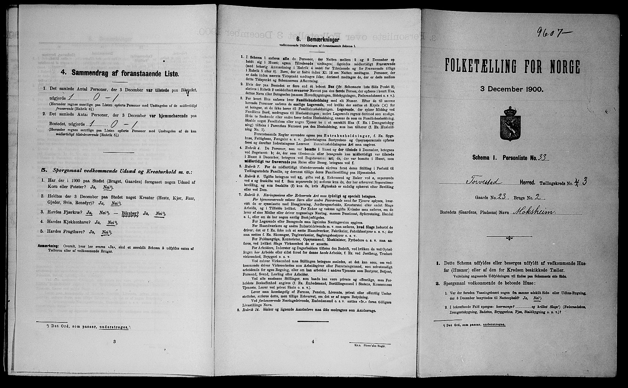 SAST, Folketelling 1900 for 1152 Torvastad herred, 1900, s. 503