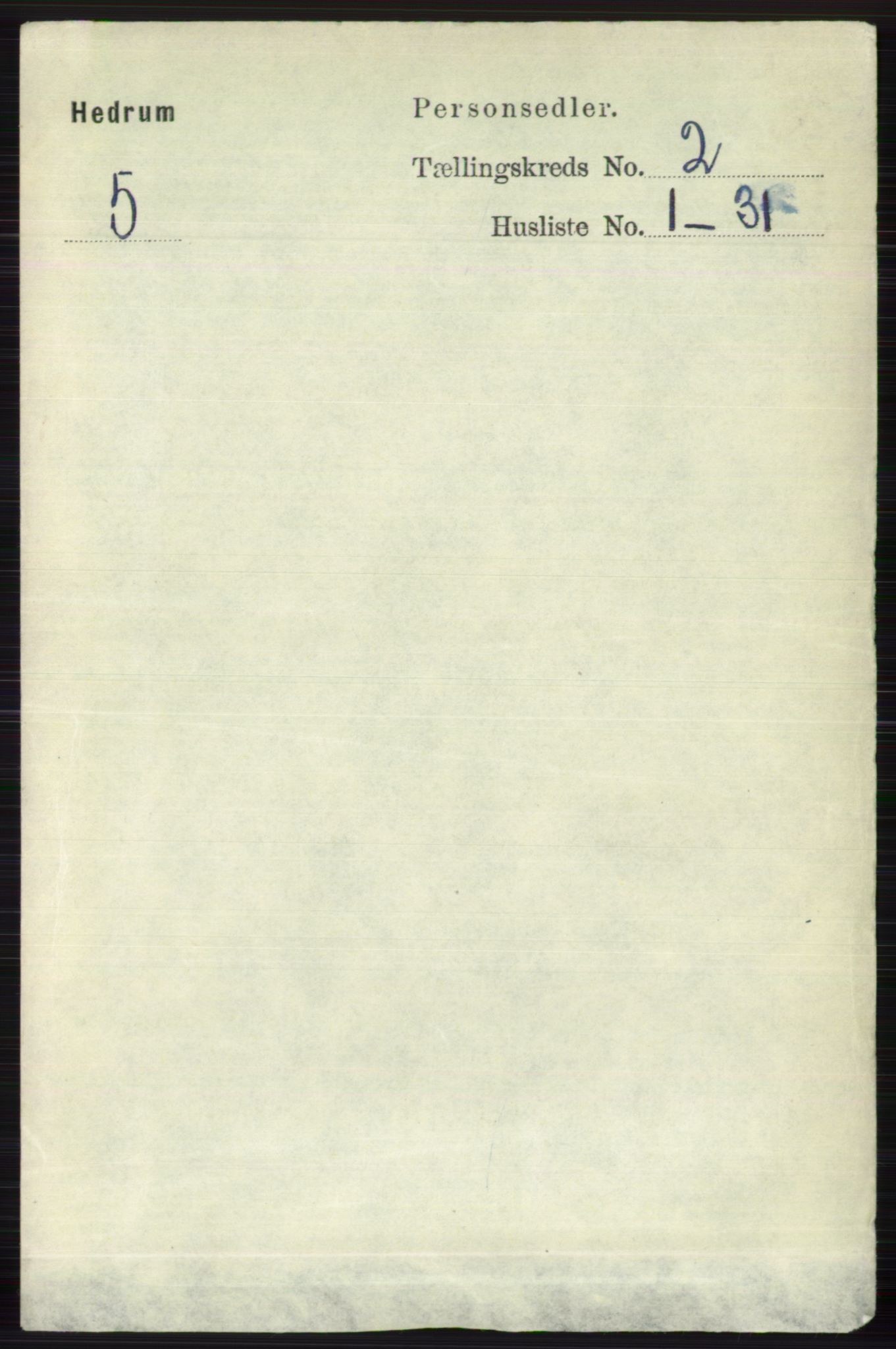 RA, Folketelling 1891 for 0727 Hedrum herred, 1891, s. 367