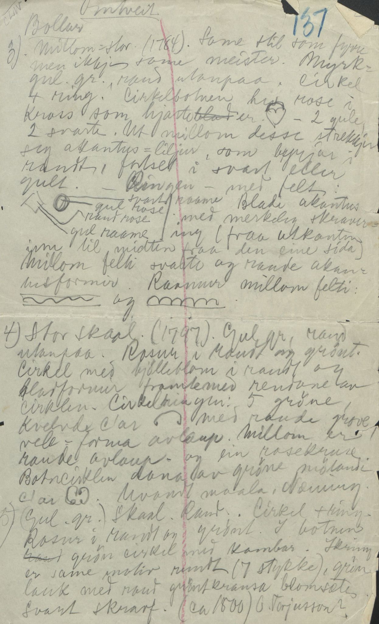 Rikard Berge, TEMU/TGM-A-1003/F/L0004/0051: 101-159 / 154 Grungedal, Vinje o.a. Sondre dreparen. Ætteliste, 1903-1906, s. 137