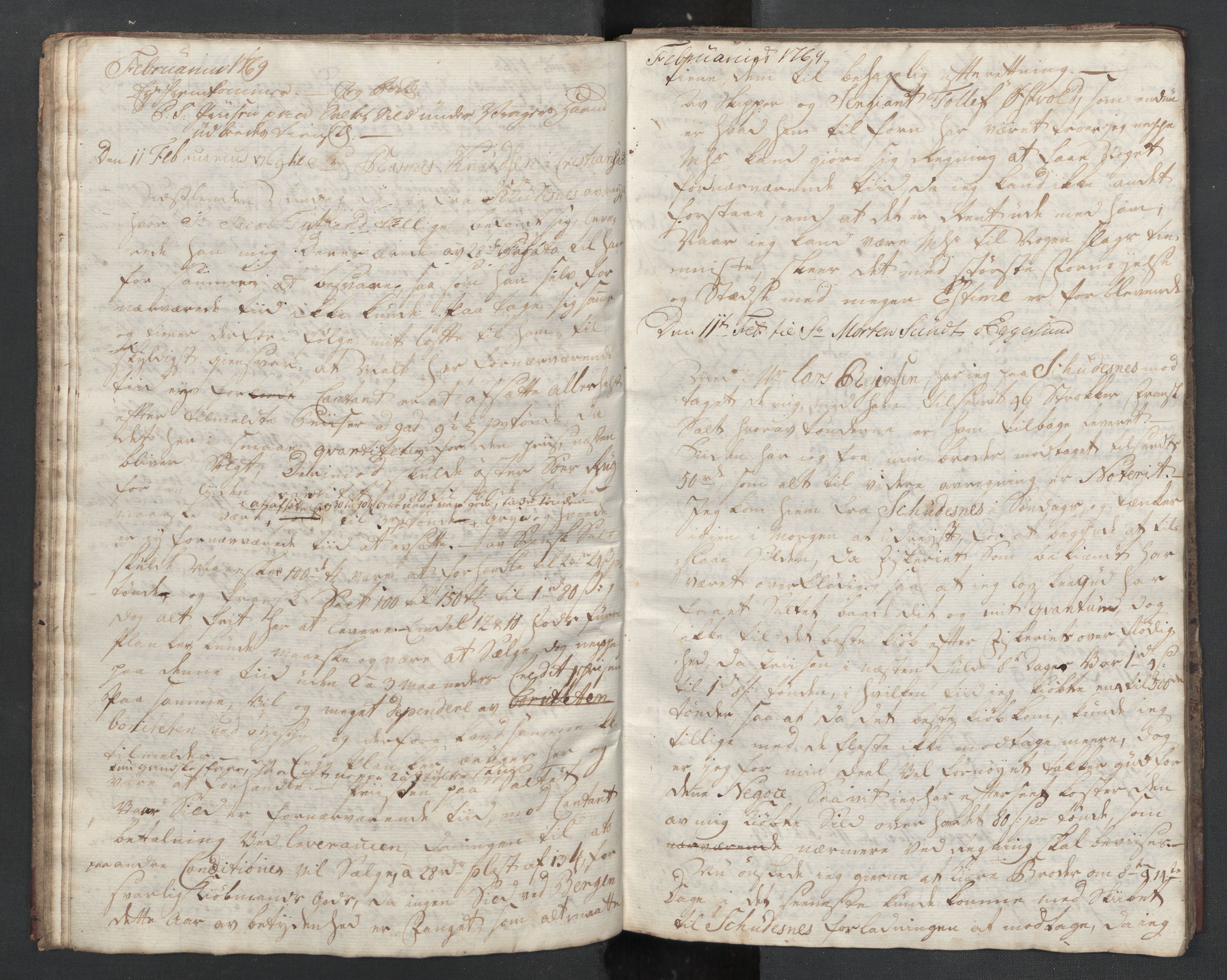 Pa 0003 - Ploug & Sundt, handelshuset, SAST/A-100109/B/L0001: Kopibok, 1768-1770, s. 12