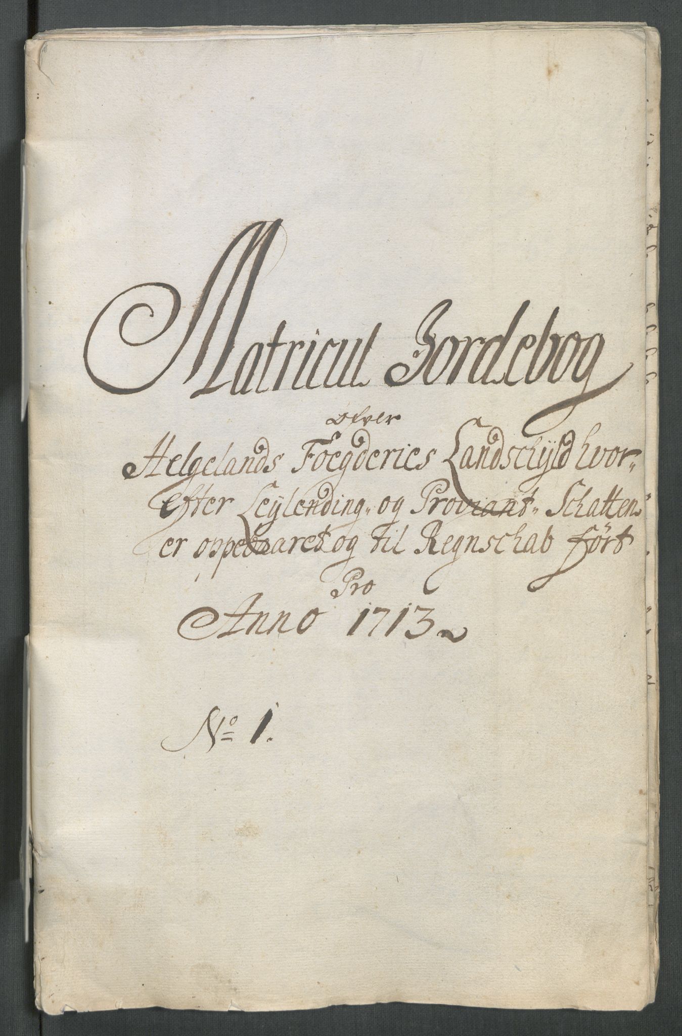 Rentekammeret inntil 1814, Reviderte regnskaper, Fogderegnskap, AV/RA-EA-4092/R65/L4512: Fogderegnskap Helgeland, 1712-1713, s. 305