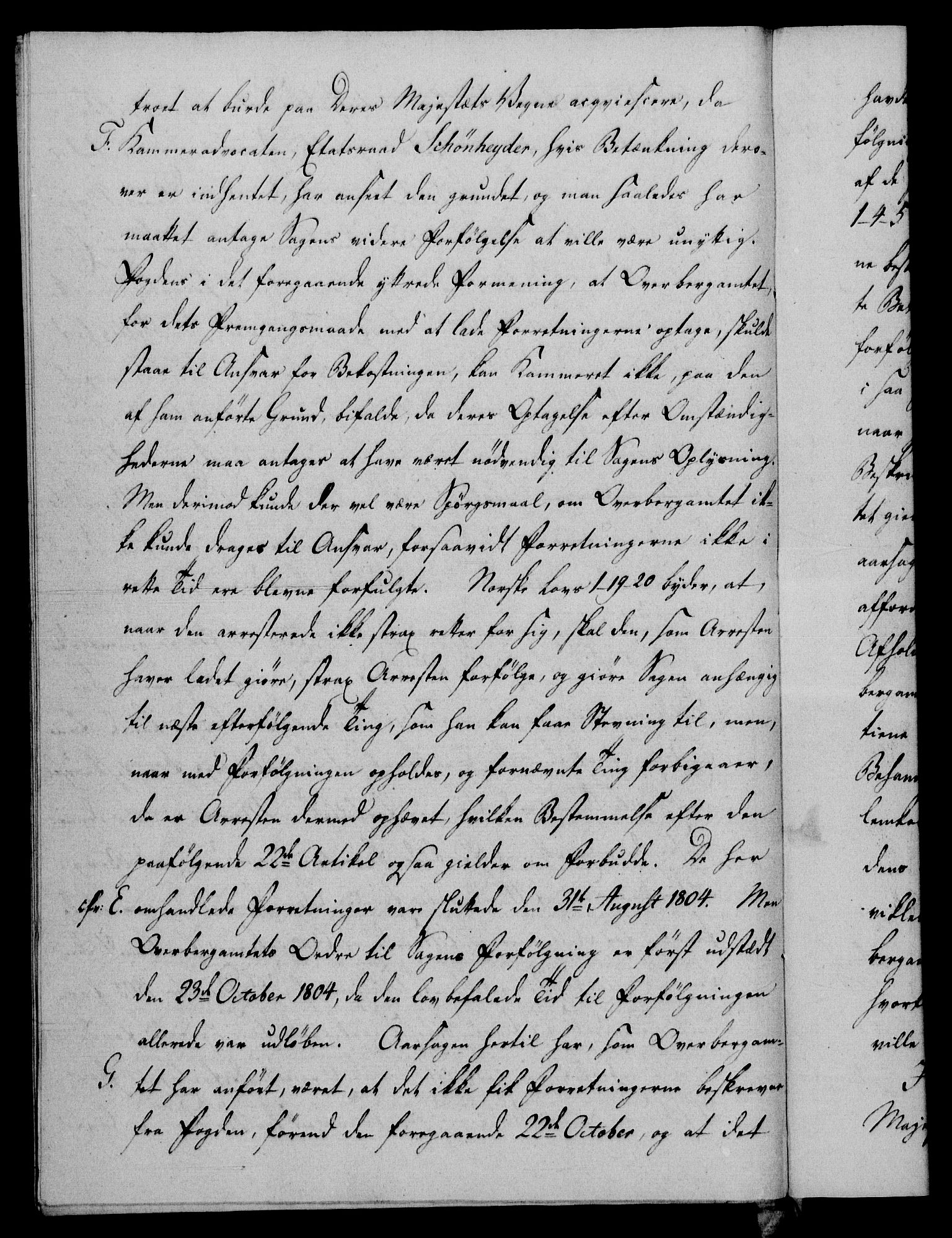 Rentekammeret, Renteskriverkontorene, AV/RA-EA-3115/M/Mf/Mfb/L0007: Relasjons- og resolusjonsprotokoll med register (merket RK 54.13), 1805-1806