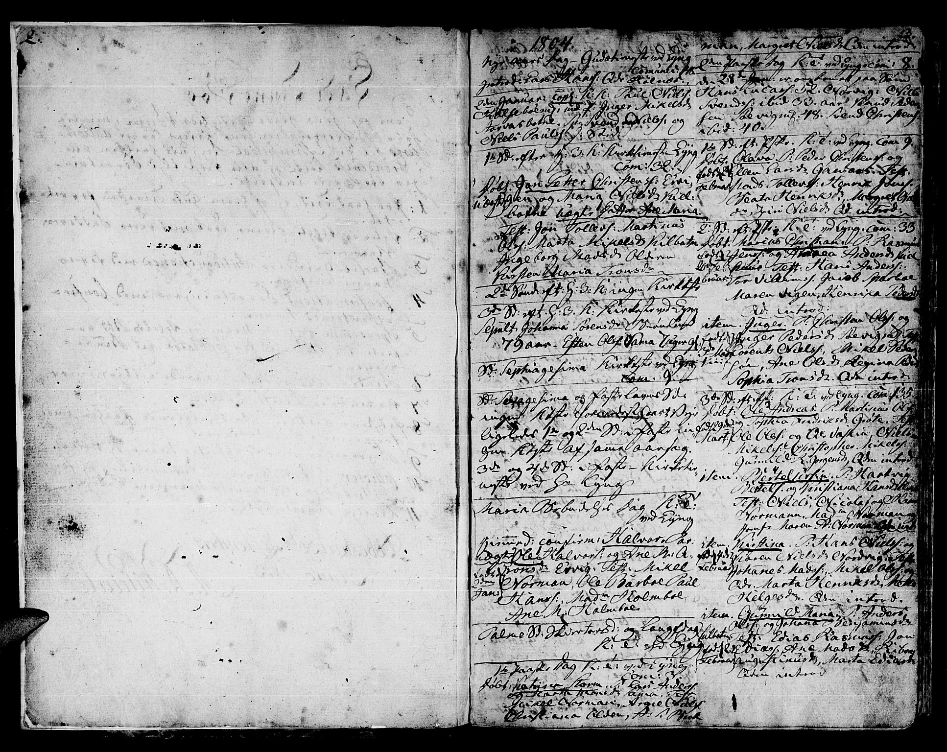 Trondenes sokneprestkontor, AV/SATØ-S-1319/H/Ha/L0005kirke: Ministerialbok nr. 5, 1804-1820, s. 2-3