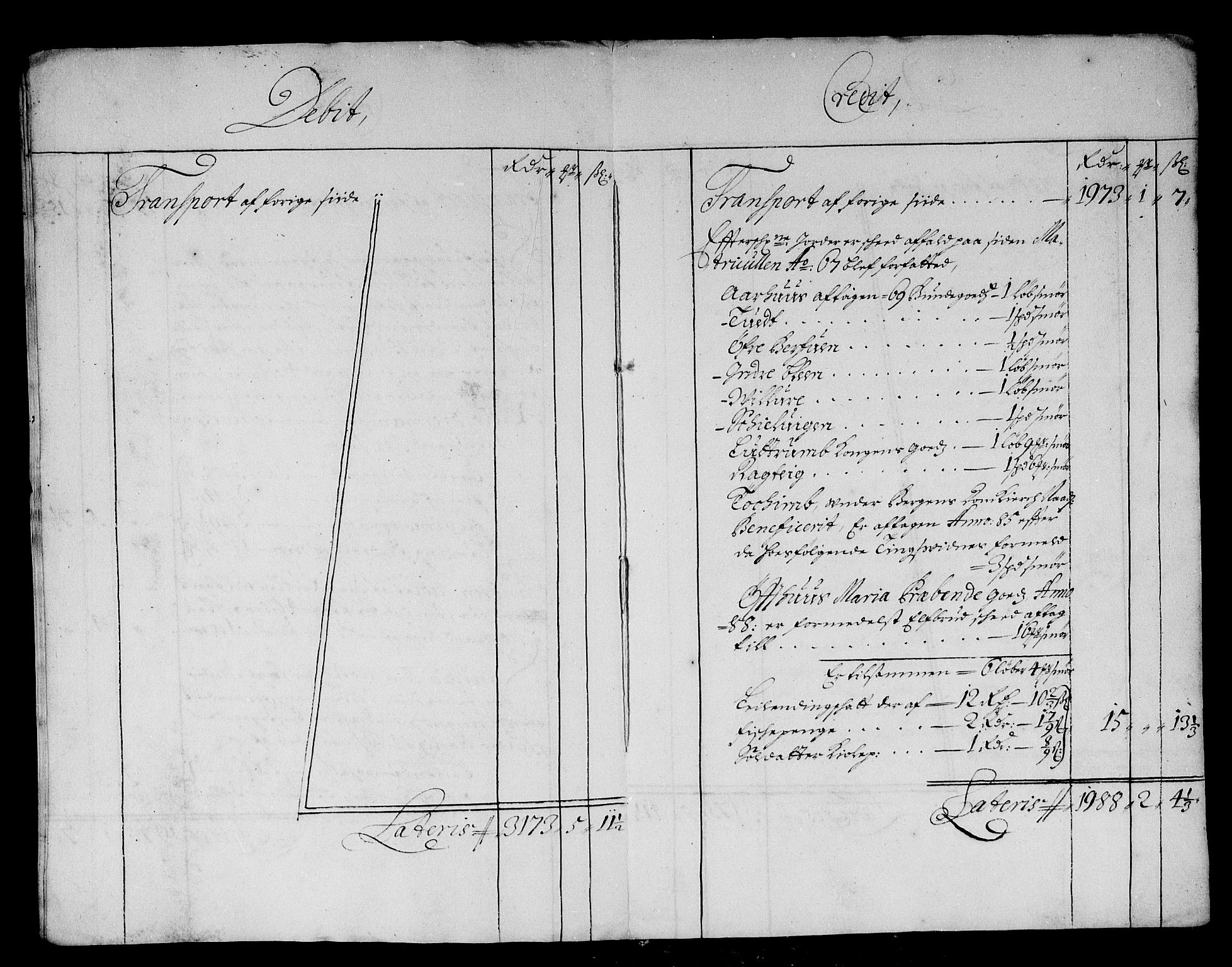 Rentekammeret inntil 1814, Reviderte regnskaper, Stiftamtstueregnskaper, Bergen stiftamt, AV/RA-EA-6043/R/Rc/L0091: Bergen stiftamt, 1689