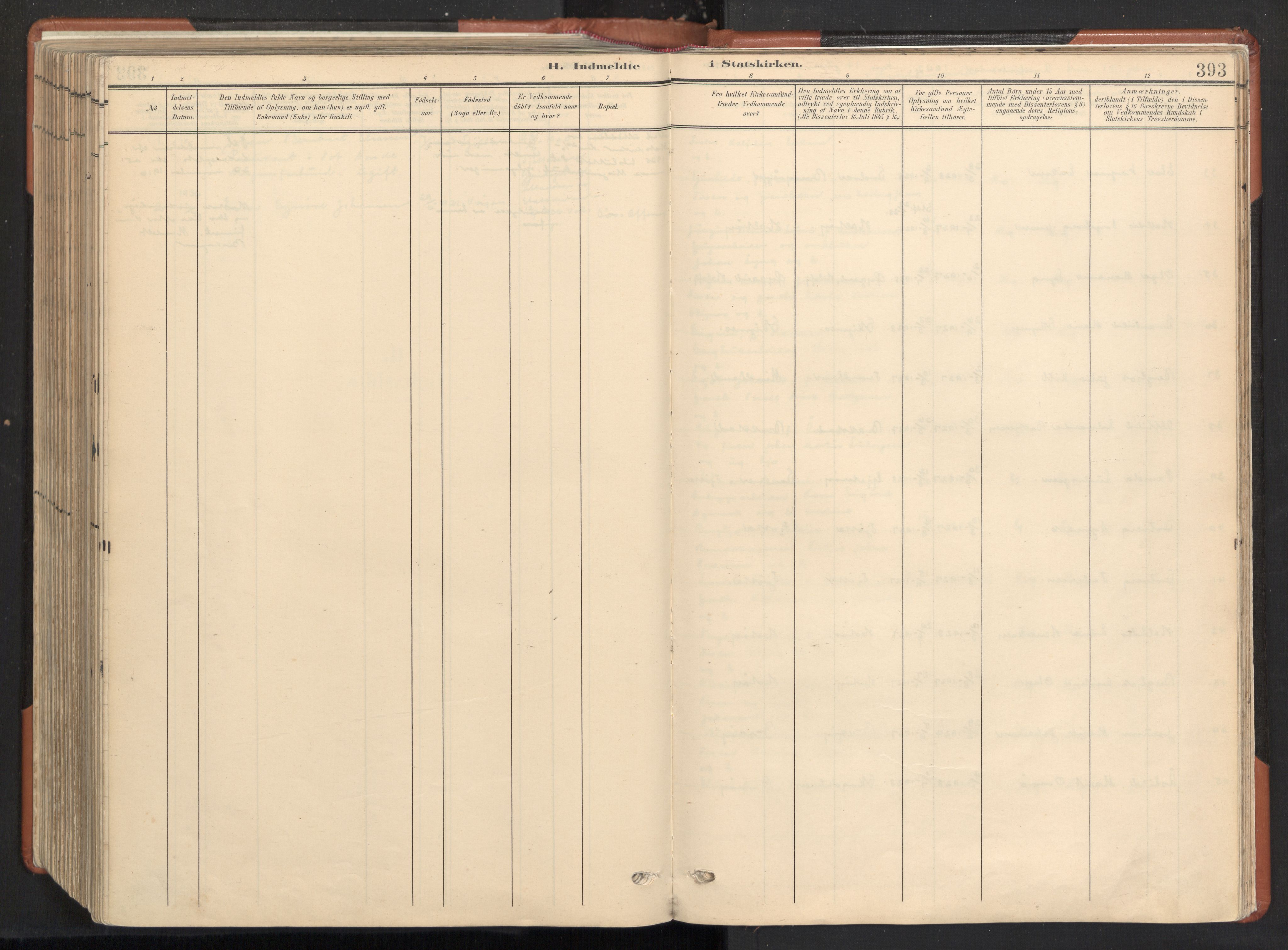 Ministerialprotokoller, klokkerbøker og fødselsregistre - Nordland, SAT/A-1459/817/L0265: Ministerialbok nr. 817A05, 1908-1944, s. 393